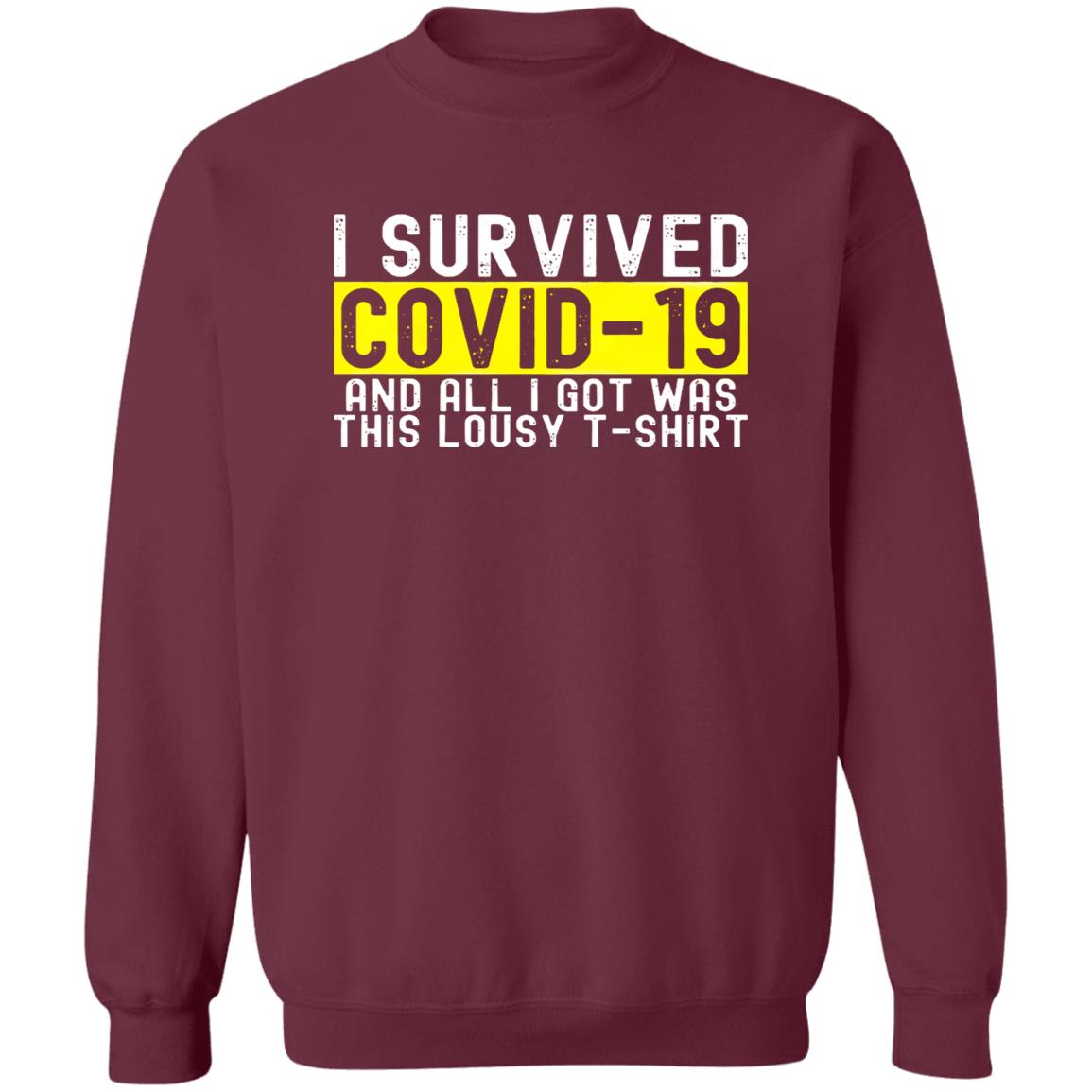 Covid Survivor T Shirt I Survived Coronavirus 2021 T-Shirt Hoodie Sweatshirt - Teechipus