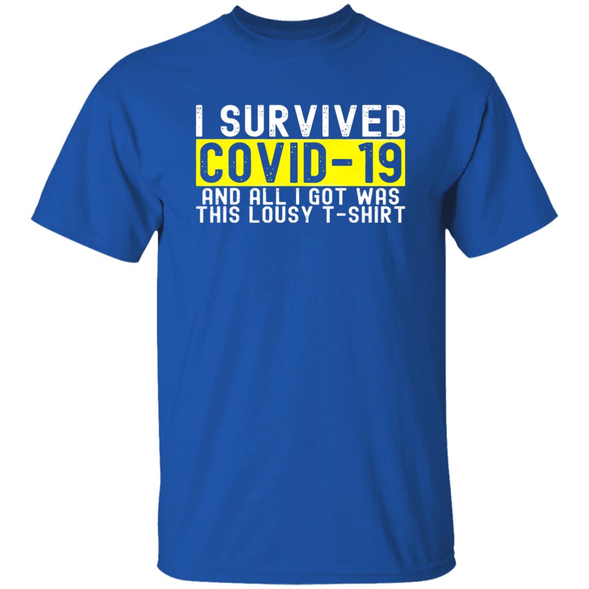 Covid Survivor T Shirt I Survived Coronavirus 2021 T-Shirt Hoodie Sweatshirt - Teechipus