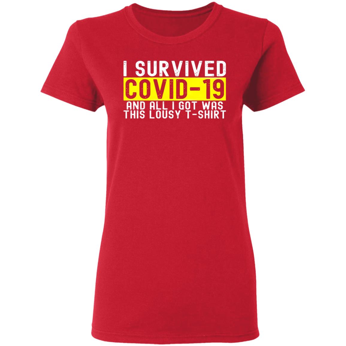 Covid Survivor T Shirt I Survived Coronavirus 2021 T-Shirt Hoodie Sweatshirt - Teechipus