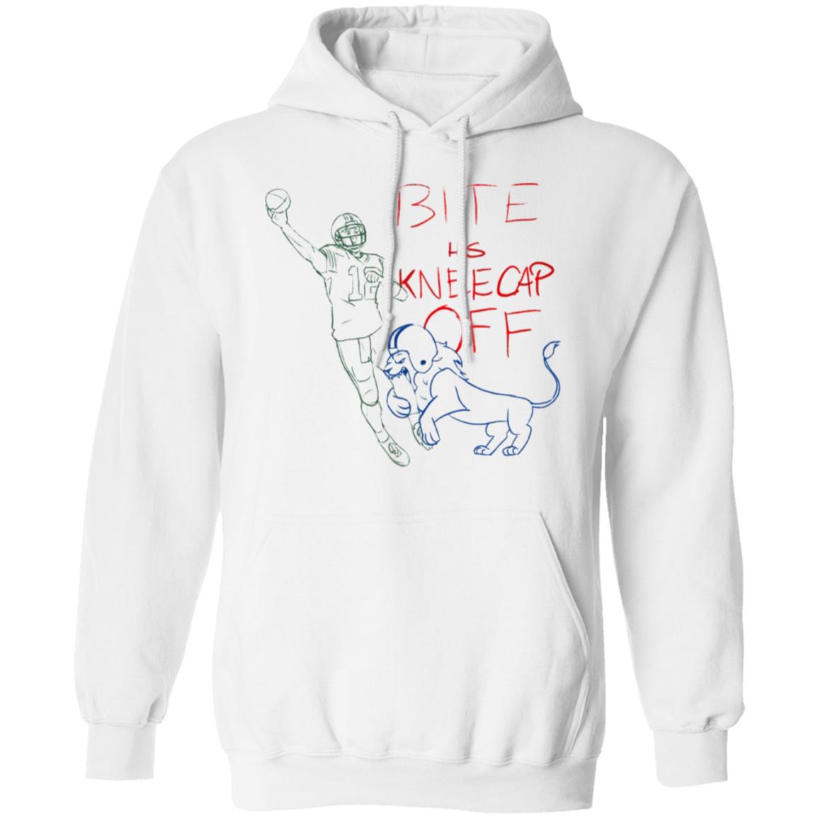 Bite His Kneecap Off T Shirt Barstool Big Cat Bite His Kneecap Off T Shirt Hoodie Sweatshirt - Teechipus
