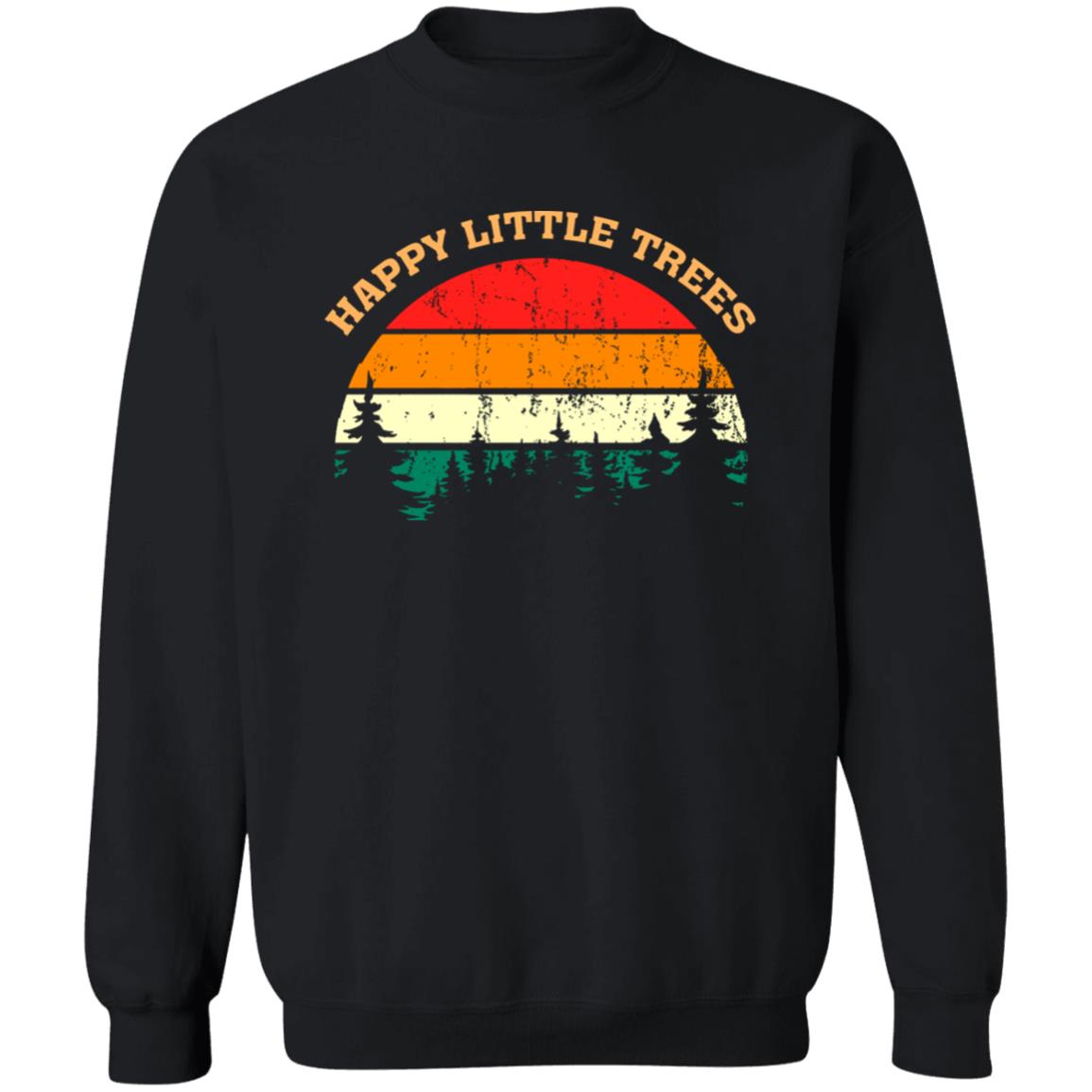 Bob Ross T shirt Happy Little Trees Shirt Bob Ross Hoodie Sweatshirt - Teechipus