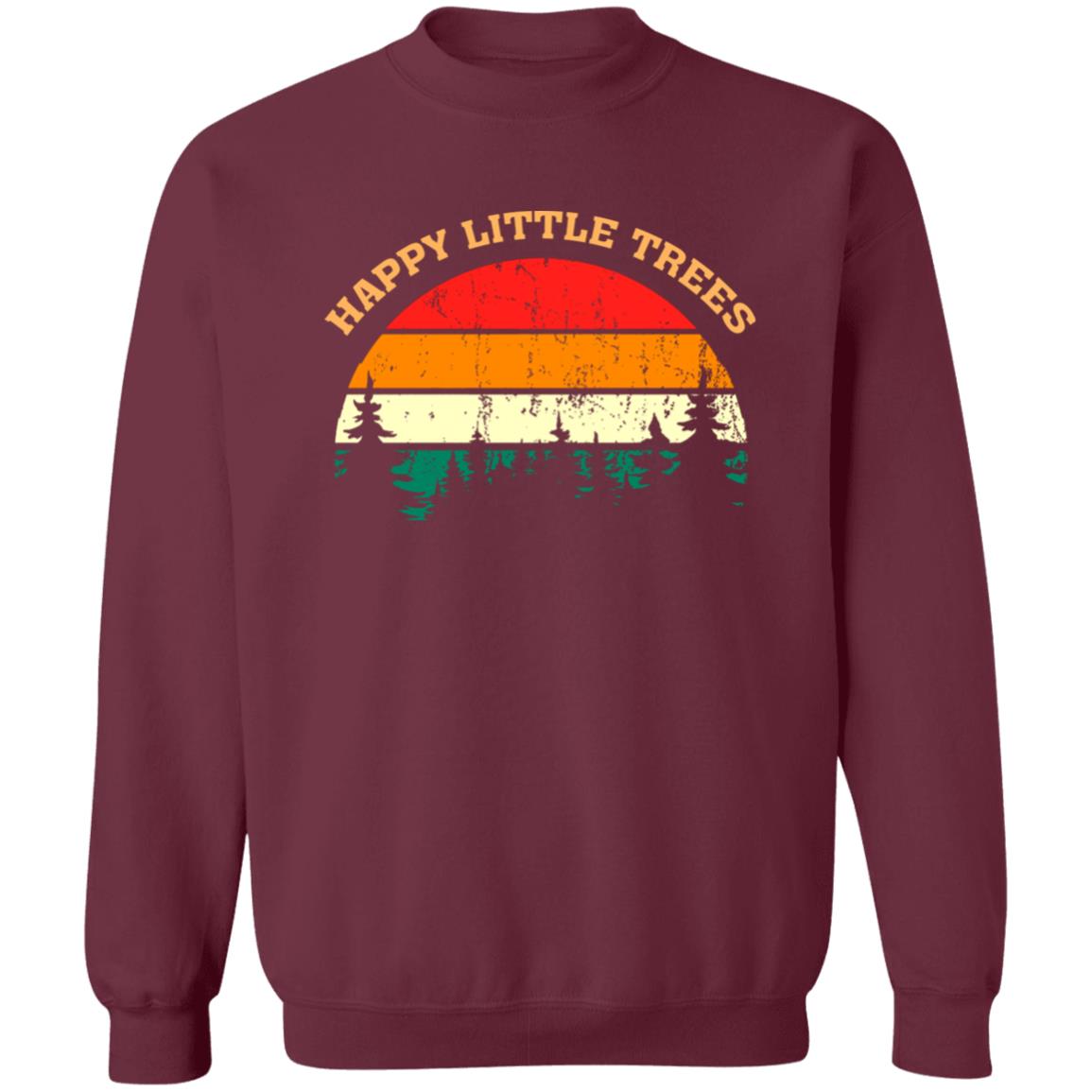 Bob Ross T shirt Happy Little Trees Shirt Bob Ross Hoodie Sweatshirt - Teechipus