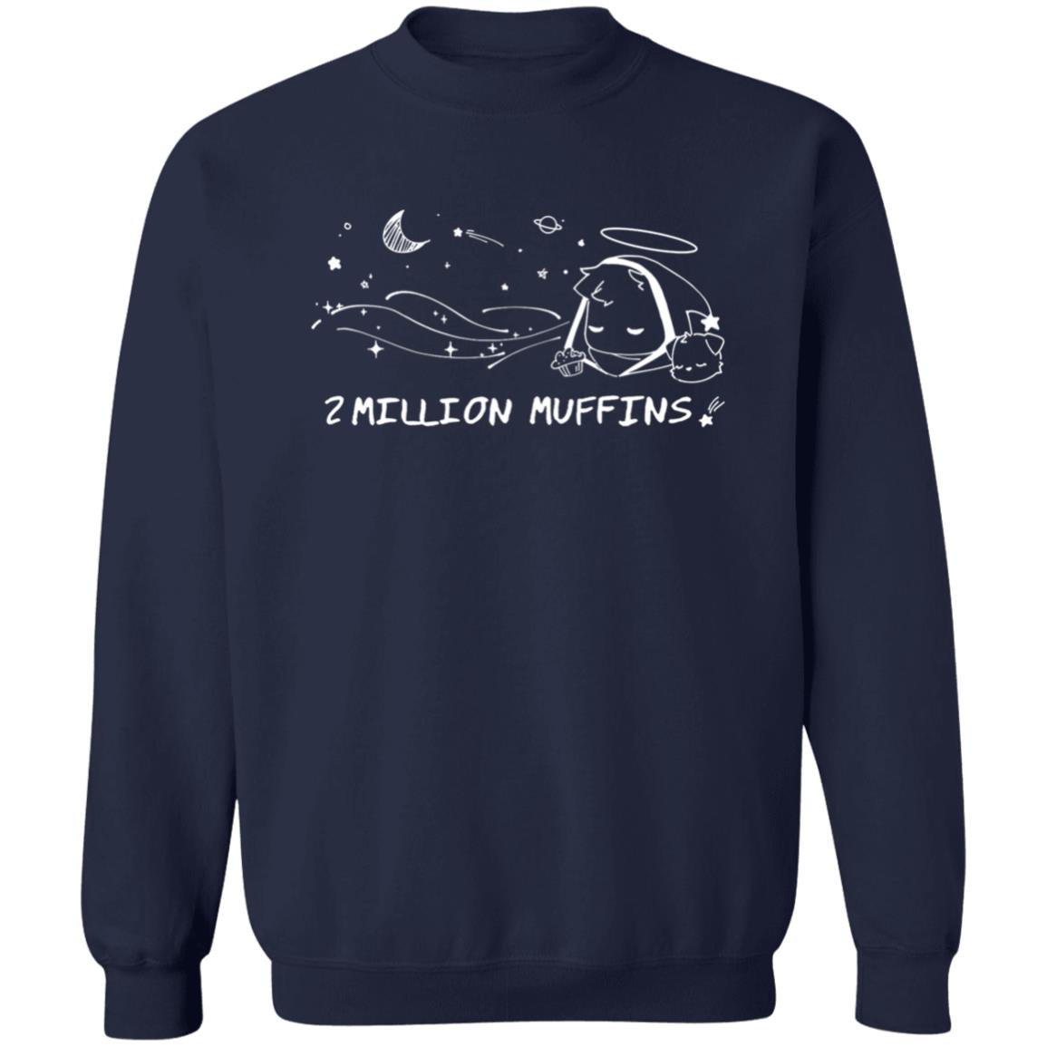 Badboyhalo Merch 2 Million Muffins Hoodie Sweatshirt Badboyhalo Merch T Shirt Hoodie Sweatshirt - Teechipus