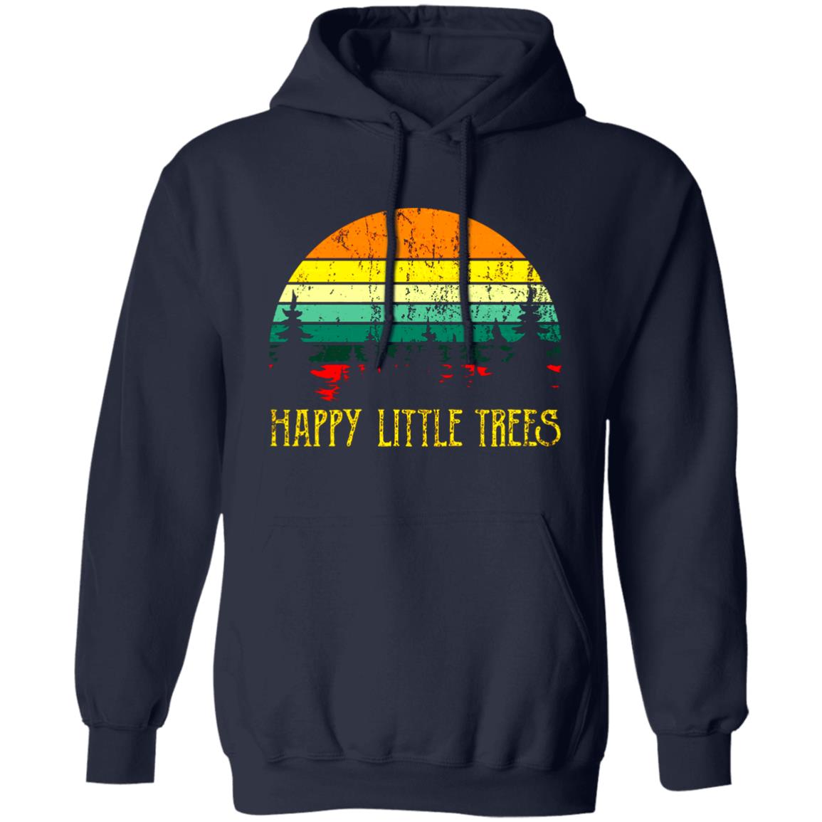 Bob Ross T Shirt Happy Little Trees Shirt Bob Ross Hoodie Sweatshirt - Teechipus
