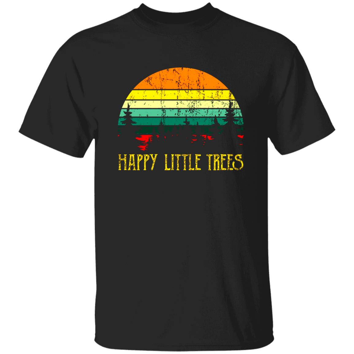 Bob Ross T Shirt Happy Little Trees Shirt Bob Ross Hoodie Sweatshirt - Teechipus