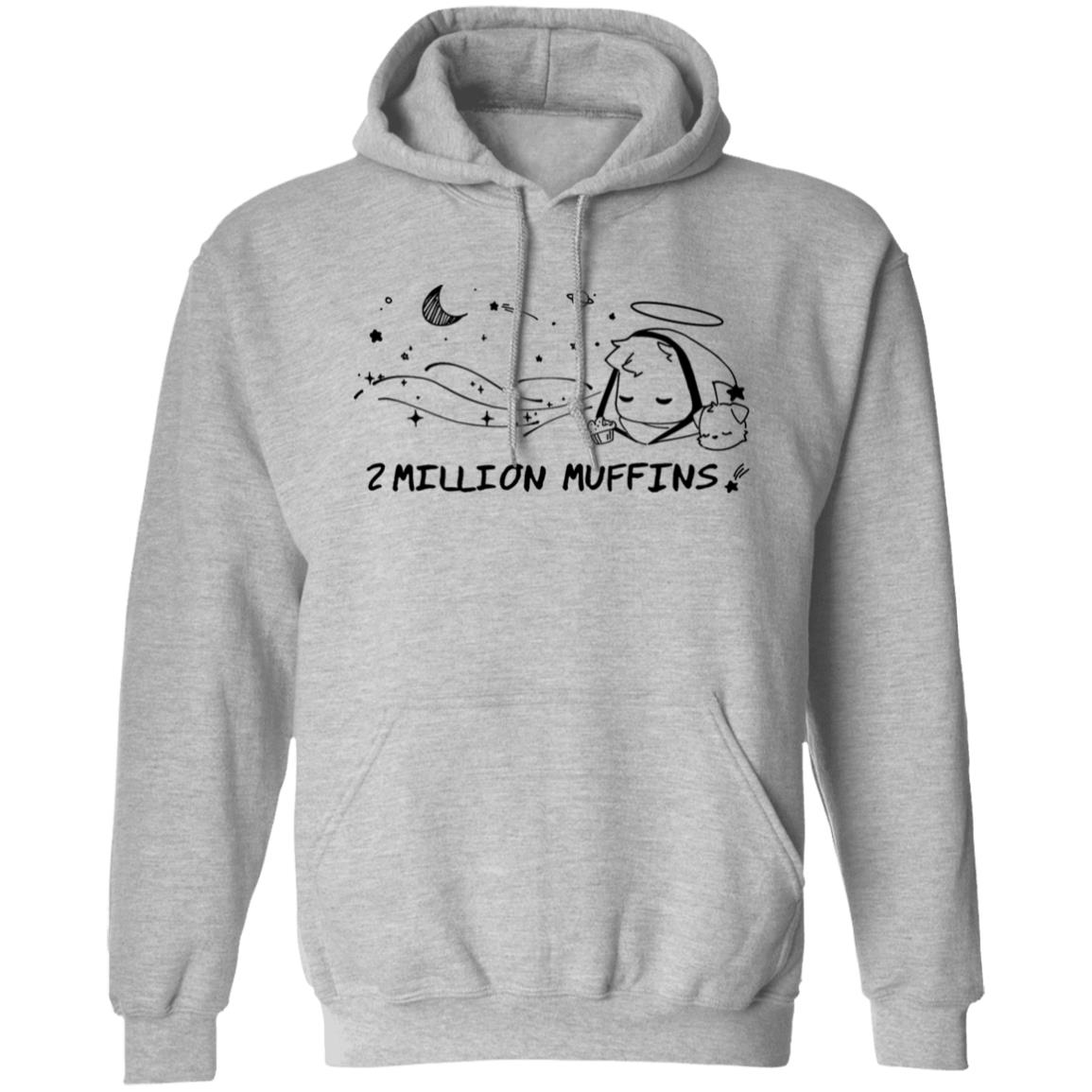 Badboyhalo Merch 2 Million Muffins sweatshirt - Teechipus