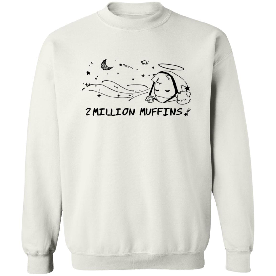 Badboyhalo Merch 2 Million Muffins sweatshirt - Teechipus