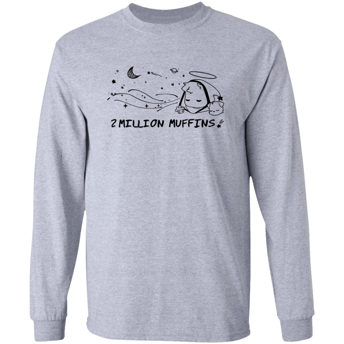 Badboyhalo Merch 2 Million Muffins sweatshirt - Teechipus