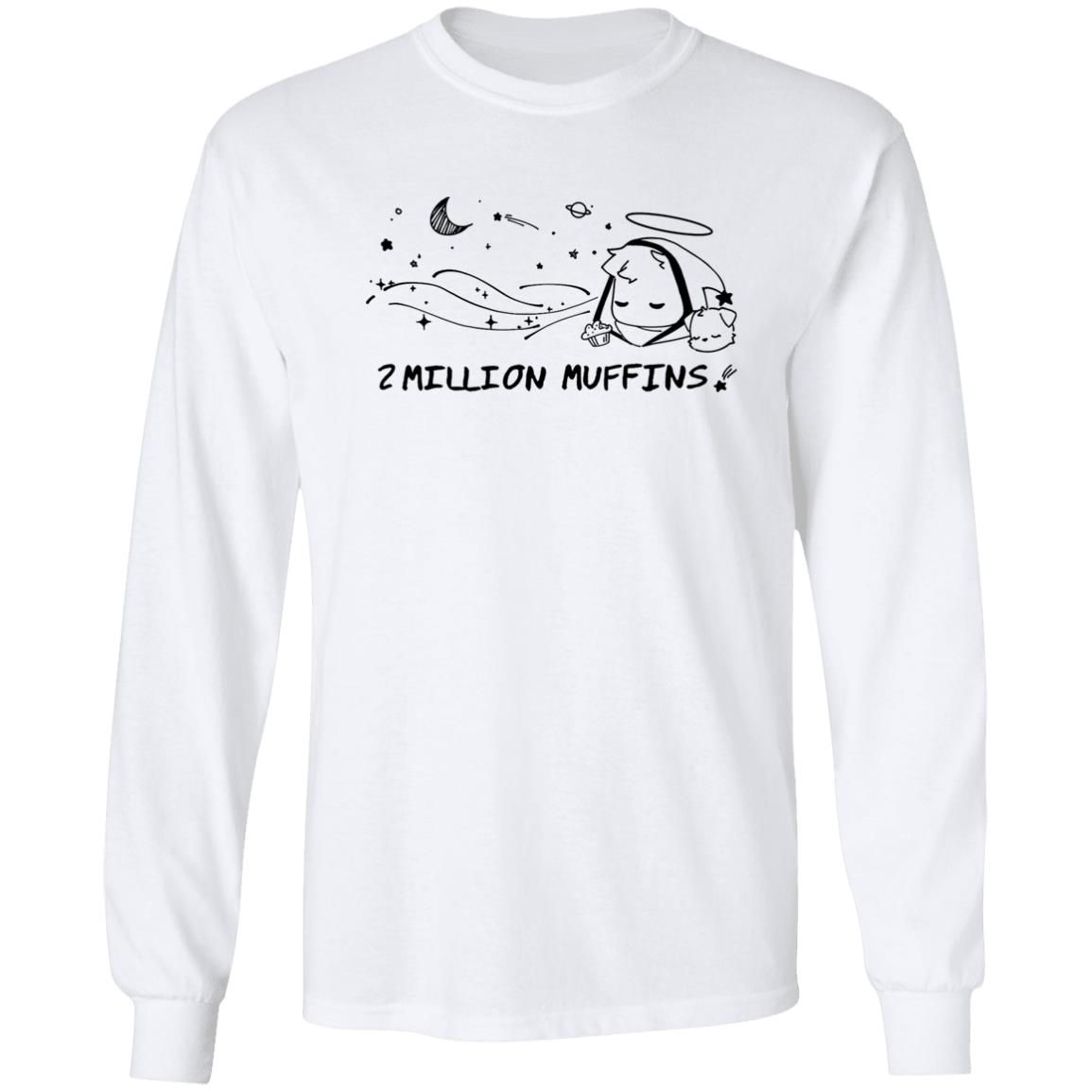 Badboyhalo Merch 2 Million Muffins sweatshirt - Teechipus