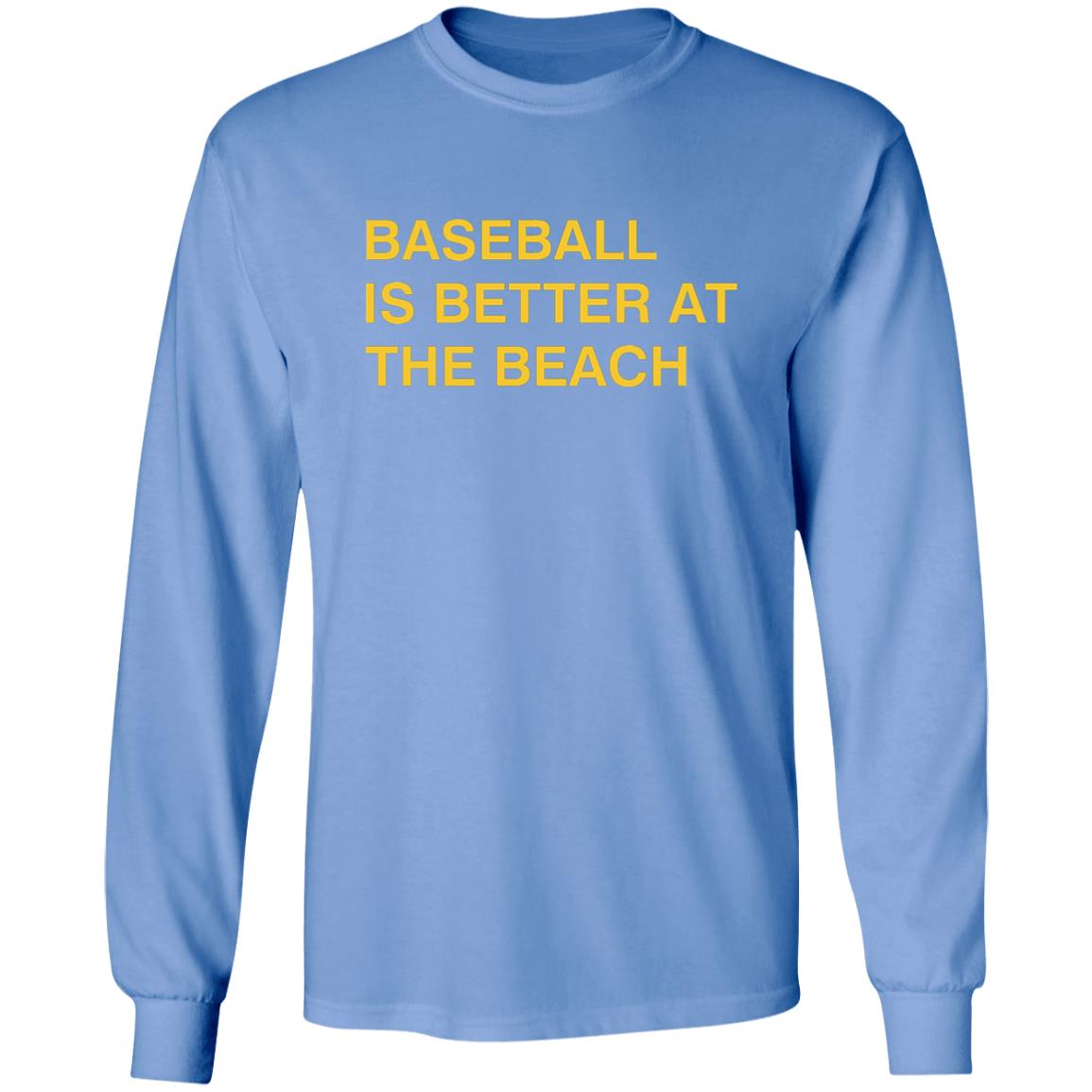Obvious Shirts Baseball Is Better At The Beach Shirt Myrtle Beach Pelicans Obvious Shirts Obvious Shirts Hoodie Sweatshirt - Teechipus