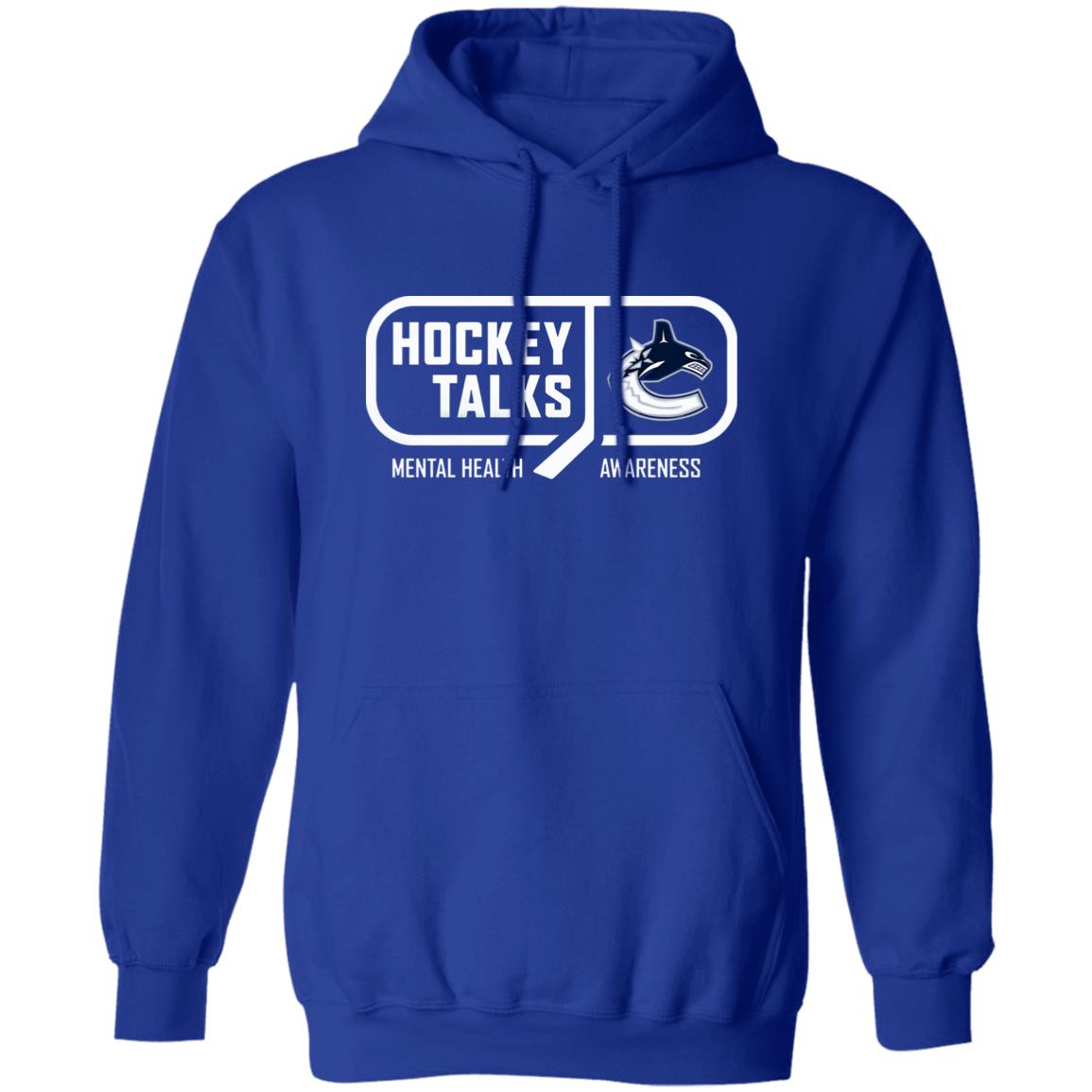 Vancouver Canucks Hockey Talks T-Shirt Myrtle Beach Pelicans Obvious Shirts Obvious Shirts Hoodie Sweatshirt - Teechipus