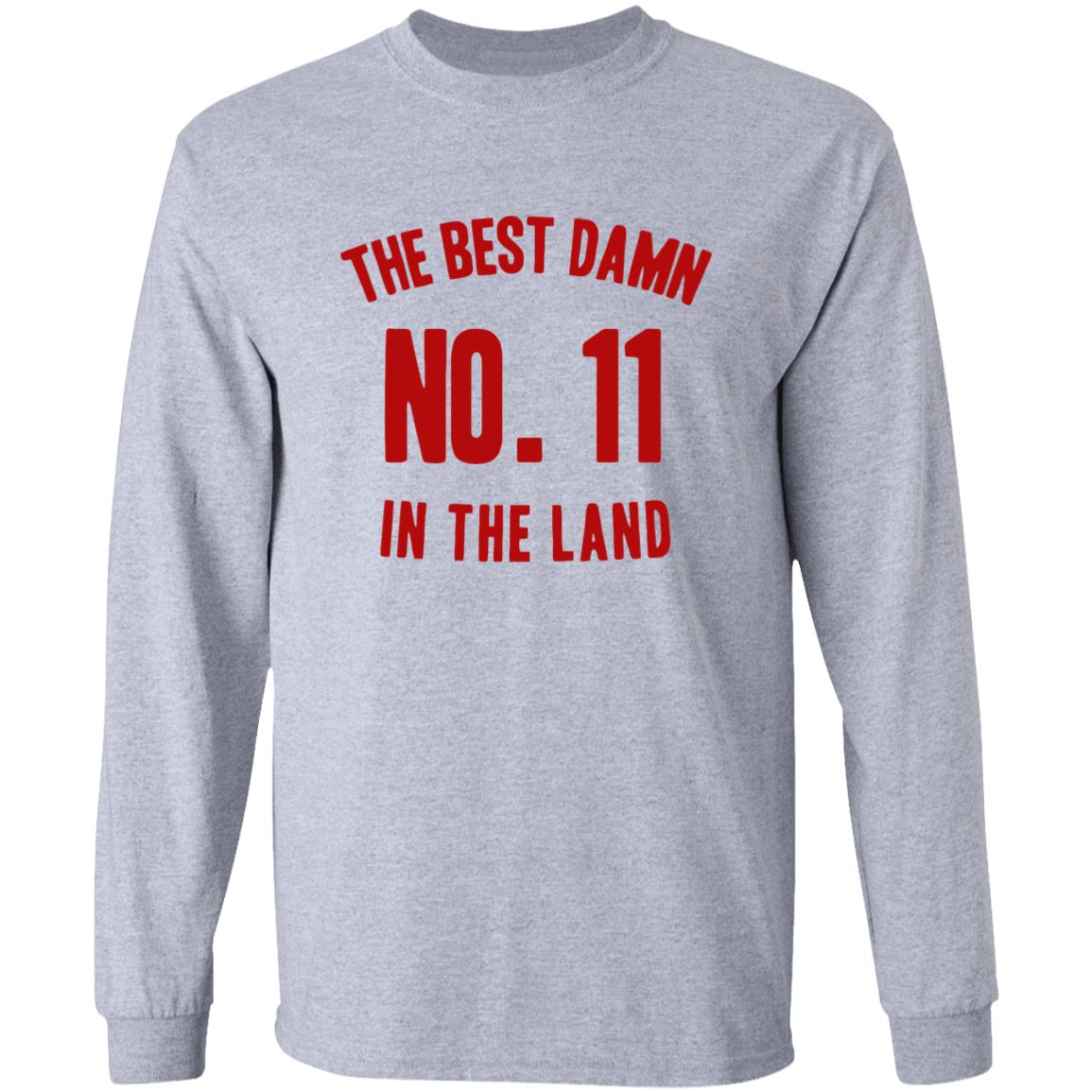 The Best Damn No. 11 In The Land T Shirt Ryan Shazier The Best Damn No11 In The Land Shirt Hoodie Sweatshirt - Teechipus