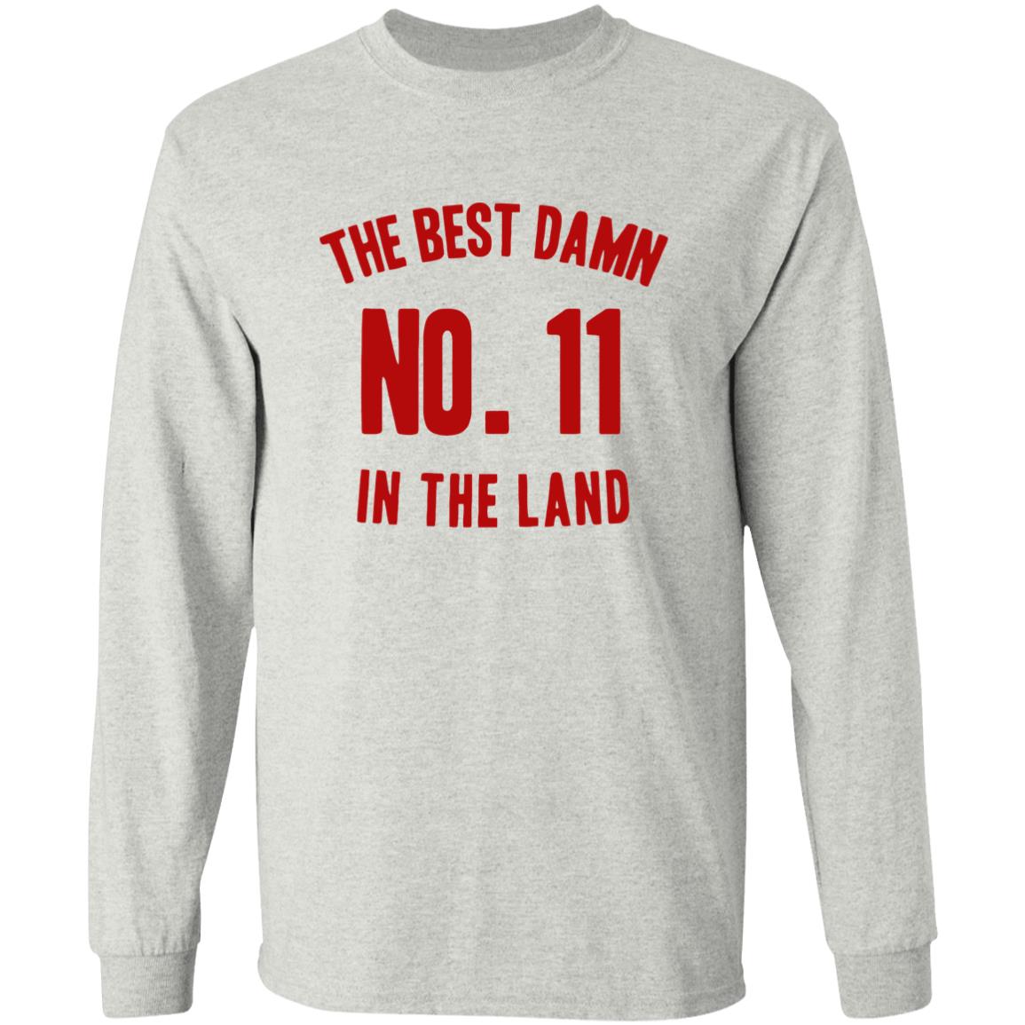 The Best Damn No. 11 In The Land T Shirt Ryan Shazier The Best Damn No11 In The Land Shirt Hoodie Sweatshirt - Teechipus