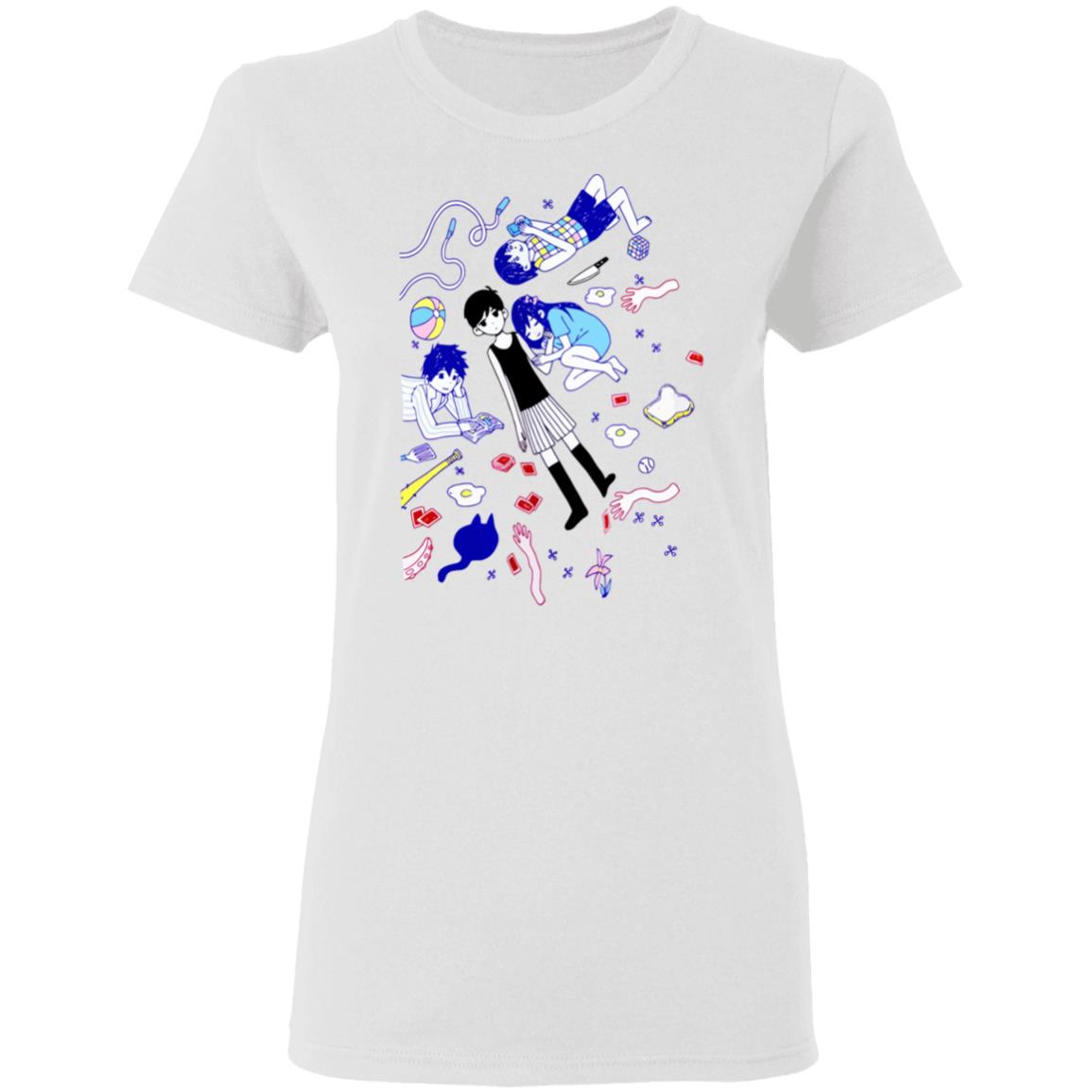 Omori Merch Neighbor's Room T-Shirt Omocat Shop Shirt Omori Merch Omocat Shop Apparel Omocat Shop Store - Teechipus