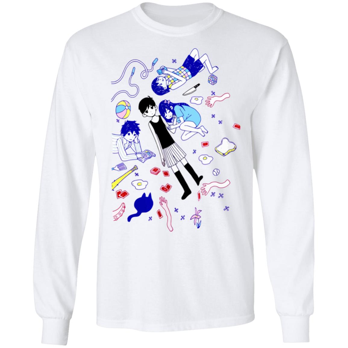 Omori Merch Neighbor's Room T-Shirt Omocat Shop Shirt Omori Merch Omocat Shop Apparel Omocat Shop Store - Teechipus