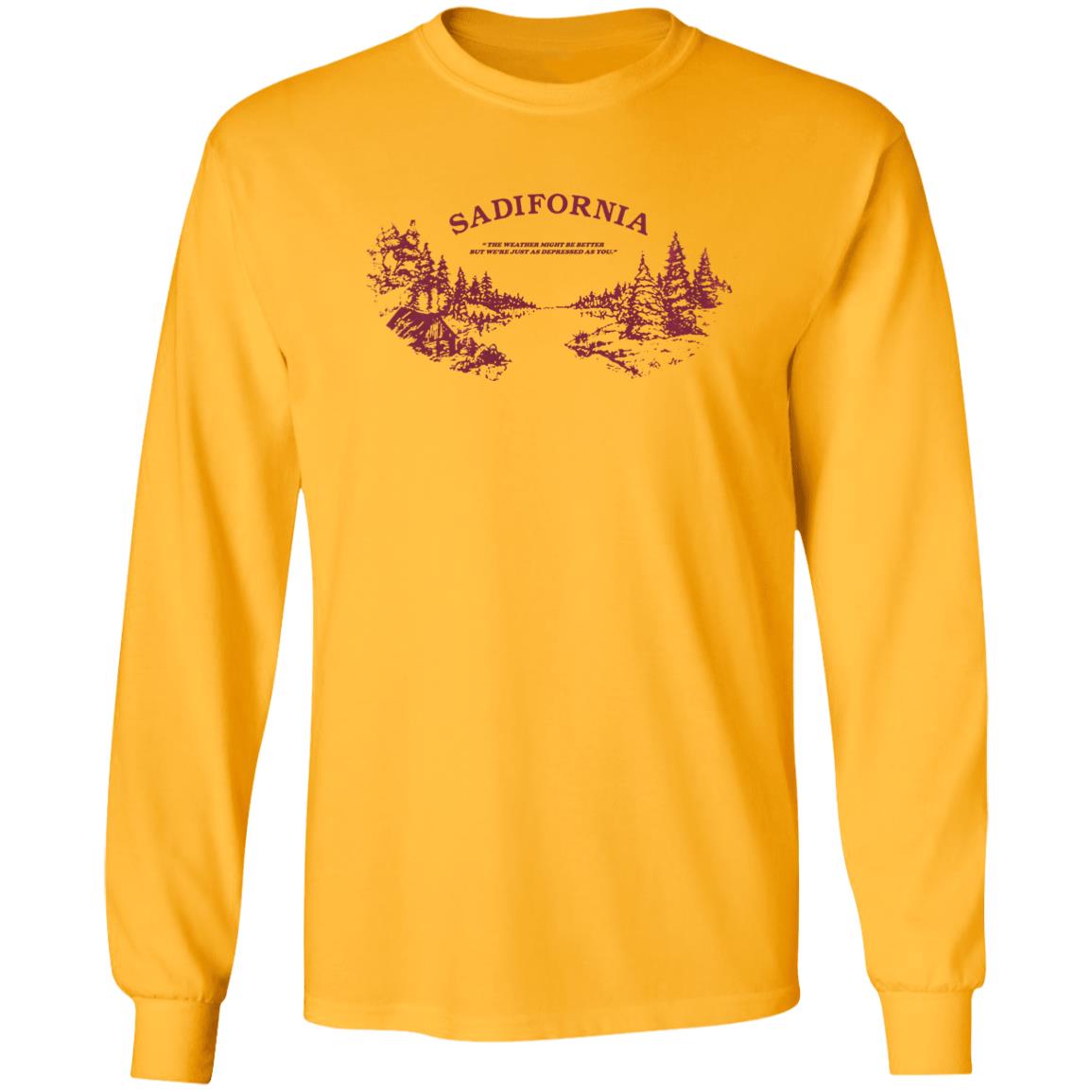 Sadifornia T-Shirt Sadifornia Kalifornische Golden Gate Bridge Shirt Sadifornia Hoodie Sweatshirt - Teechipus
