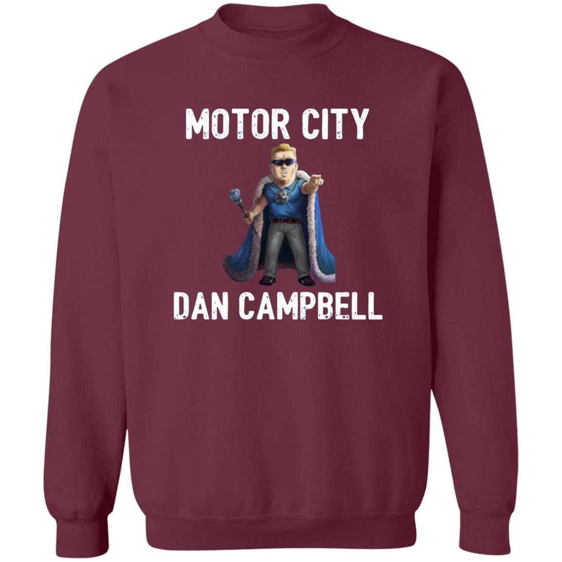 Motor City Dan Campbell Shirt Motor City Dan Campbell Hoodie Sweatshirt Motor City Dan t shirt - Teechipus