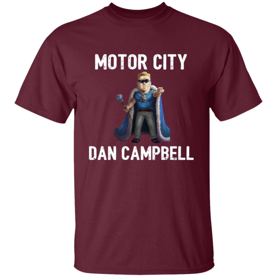 Motor City Dan Campbell Shirt Motor City Dan Campbell Hoodie Sweatshirt Motor City Dan t shirt - Teechipus