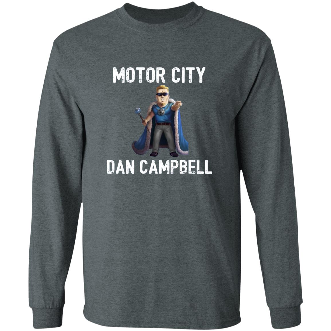 Motor City Dan Campbell Shirt Motor City Dan Campbell Hoodie Sweatshirt Motor City Dan t shirt - Teechipus
