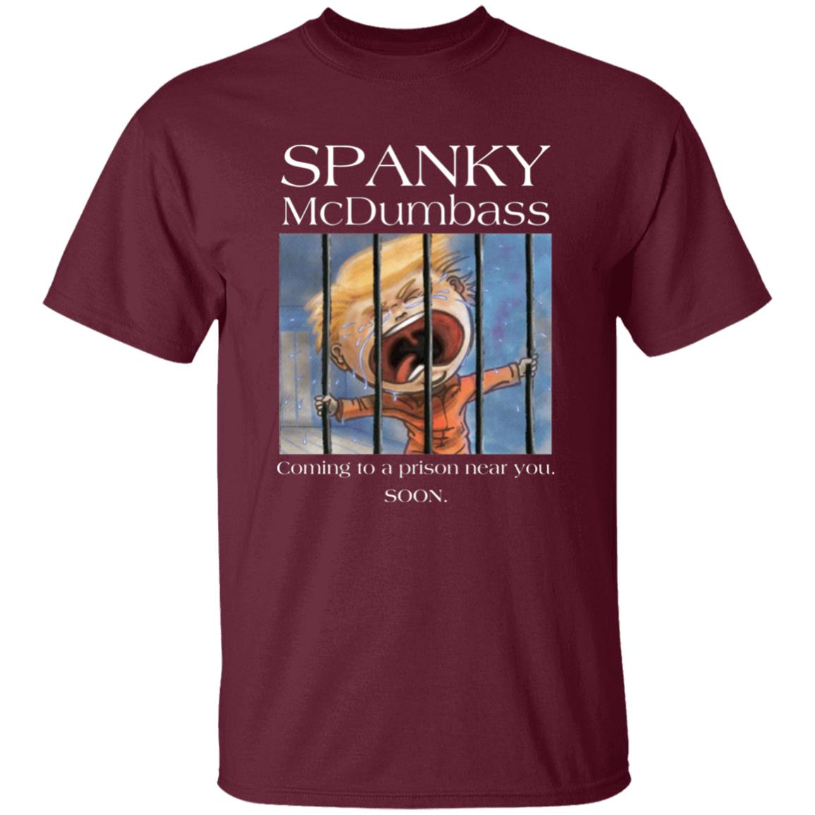 Spanky Mcdumbass Shirt Stephanie Miller Spanky Mcdumbass Shirt Spanky Merch Spanky Prison Shirt Hoodie Sweatshirt - Teechipus