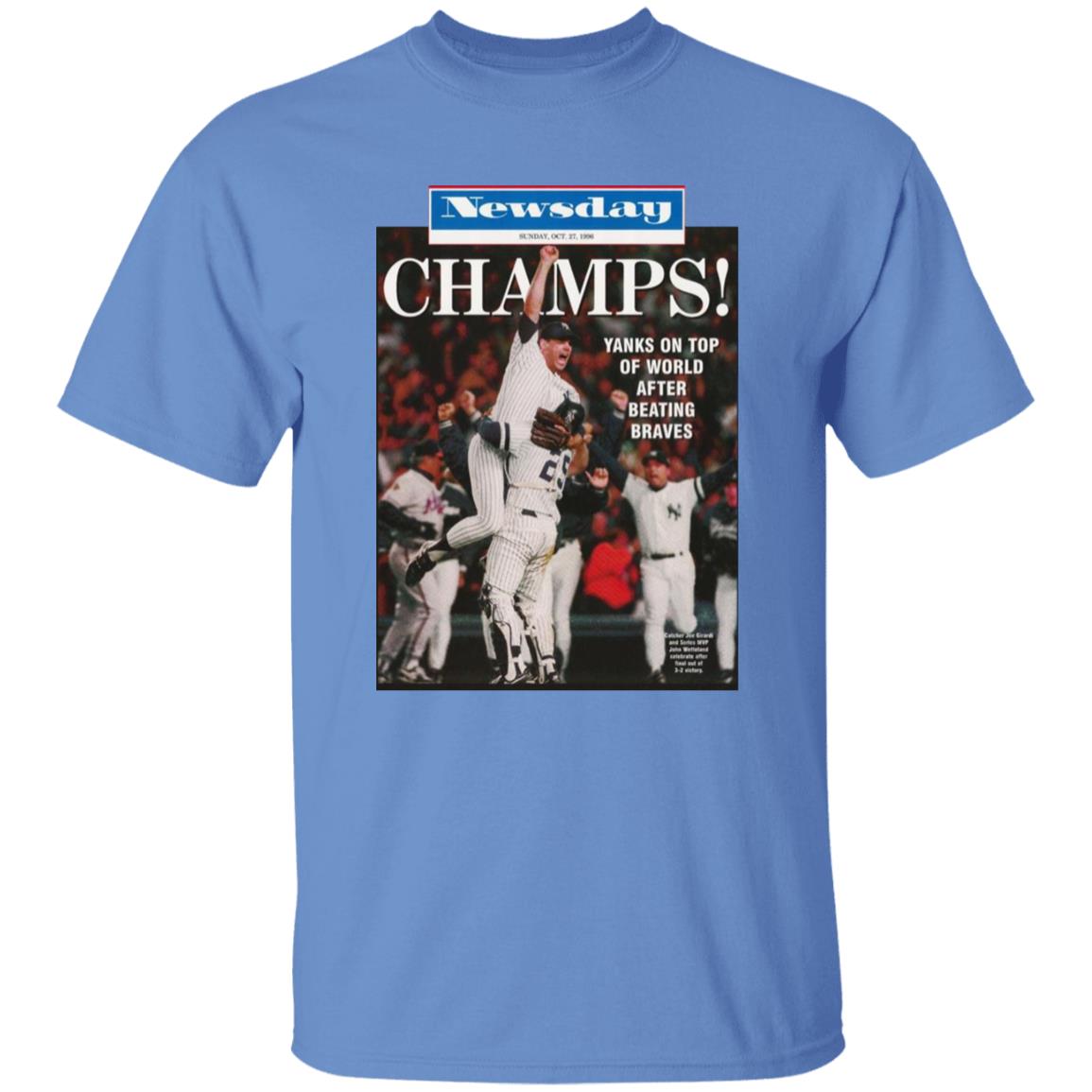 Clint Frazier Newsday Cover Of The Yankees Champions Shirt Clint Frazier Yankees Champions 1996 Shirt Hoodie Sweatshirt - Teechipus