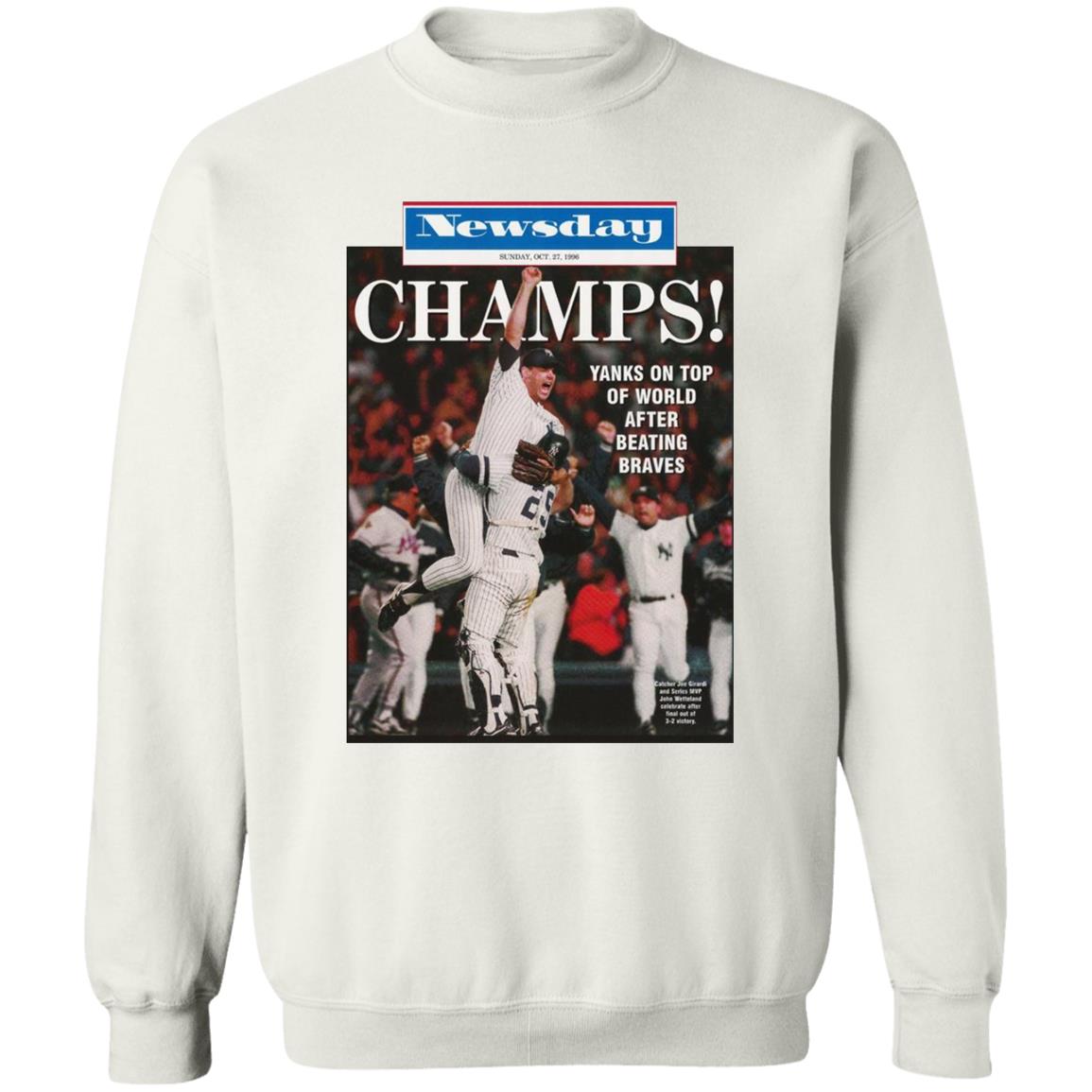 Clint Frazier Newsday Cover Of The Yankees Champions Shirt Clint Frazier Yankees Champions 1996 Shirt Hoodie Sweatshirt - Teechipus