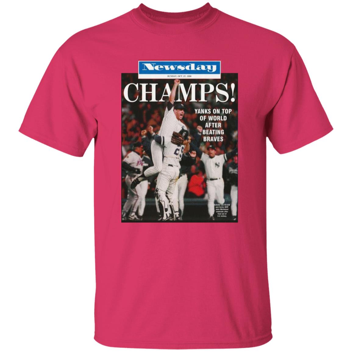 Clint Frazier Newsday Cover Of The Yankees Champions Shirt Clint Frazier Yankees Champions 1996 Shirt Hoodie Sweatshirt - Teechipus