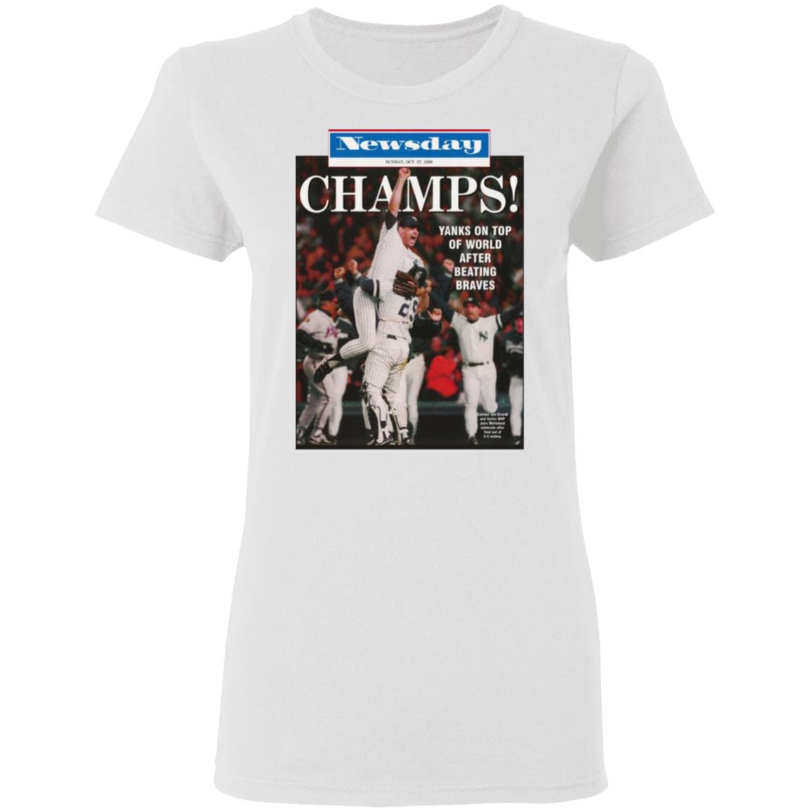 Clint Frazier Newsday Cover Of The Yankees Champions Shirt Clint Frazier Yankees Champions 1996 Shirt Hoodie Sweatshirt - Teechipus