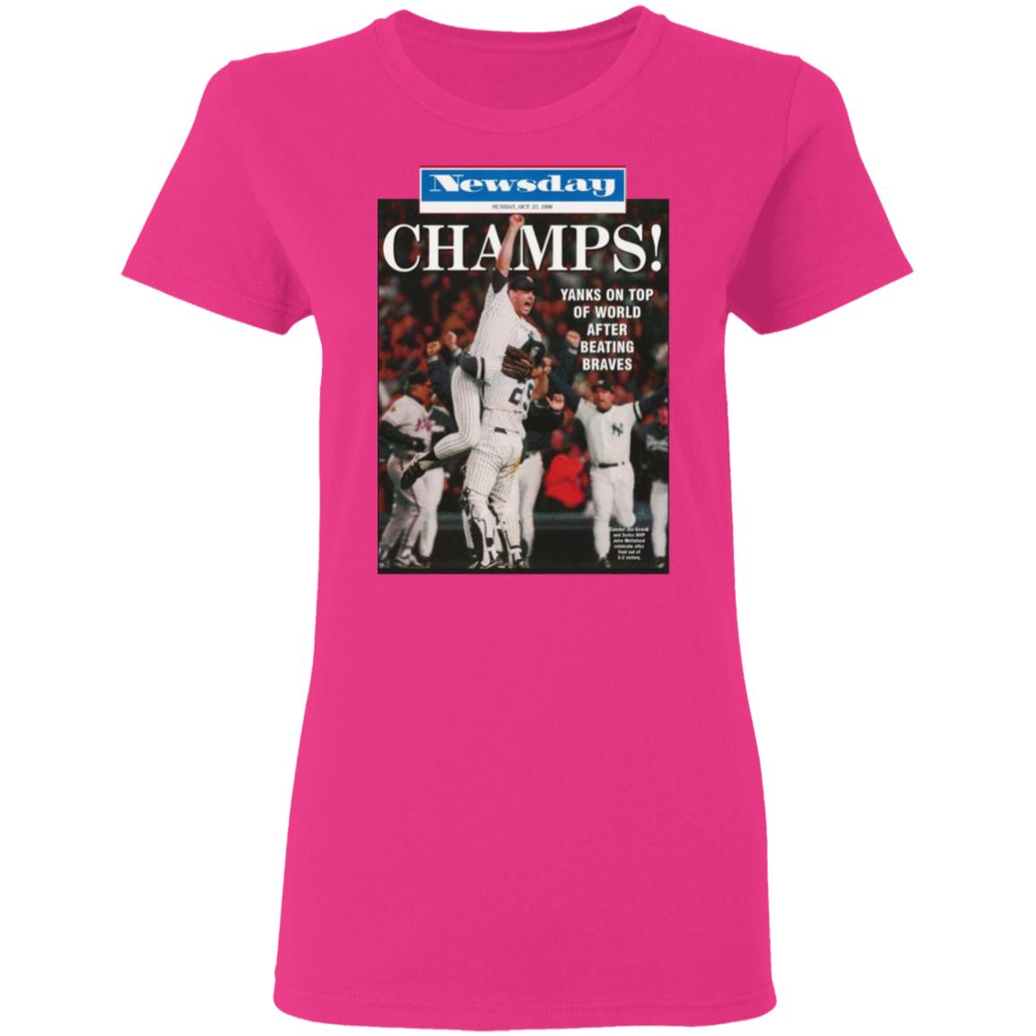 Clint Frazier Newsday Cover Of The Yankees Champions Shirt Clint Frazier Yankees Champions 1996 Shirt Hoodie Sweatshirt - Teechipus