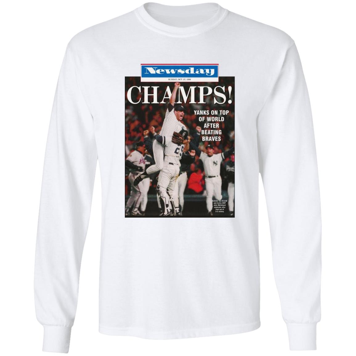 Clint Frazier Newsday Cover Of The Yankees Champions Shirt Clint Frazier Yankees Champions 1996 Shirt Hoodie Sweatshirt - Teechipus