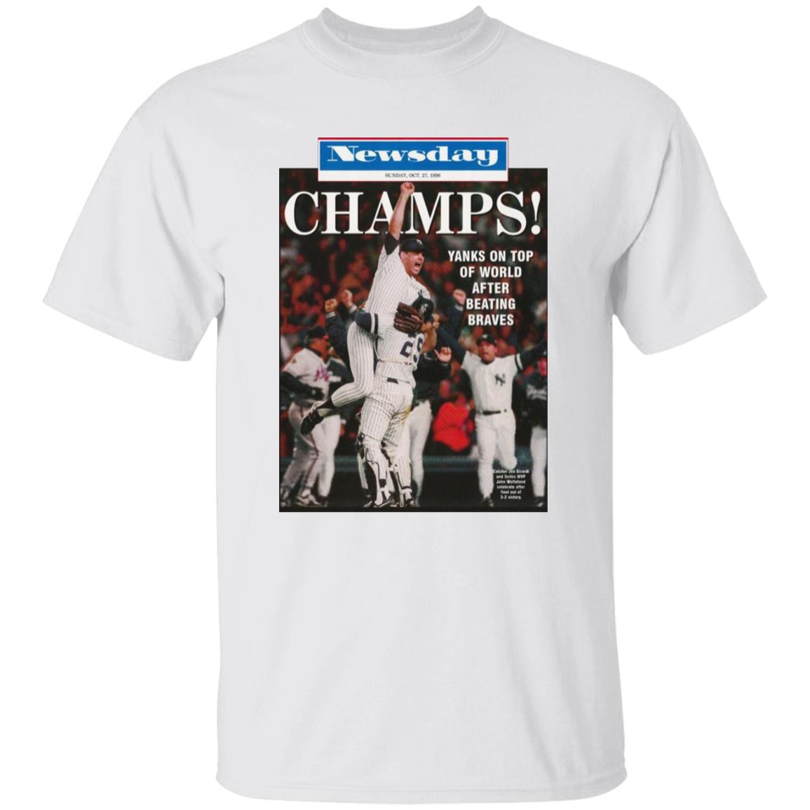 Clint Frazier Newsday Cover Of The Yankees Champions Shirt Clint Frazier Yankees Champions 1996 Shirt Hoodie Sweatshirt - Teechipus