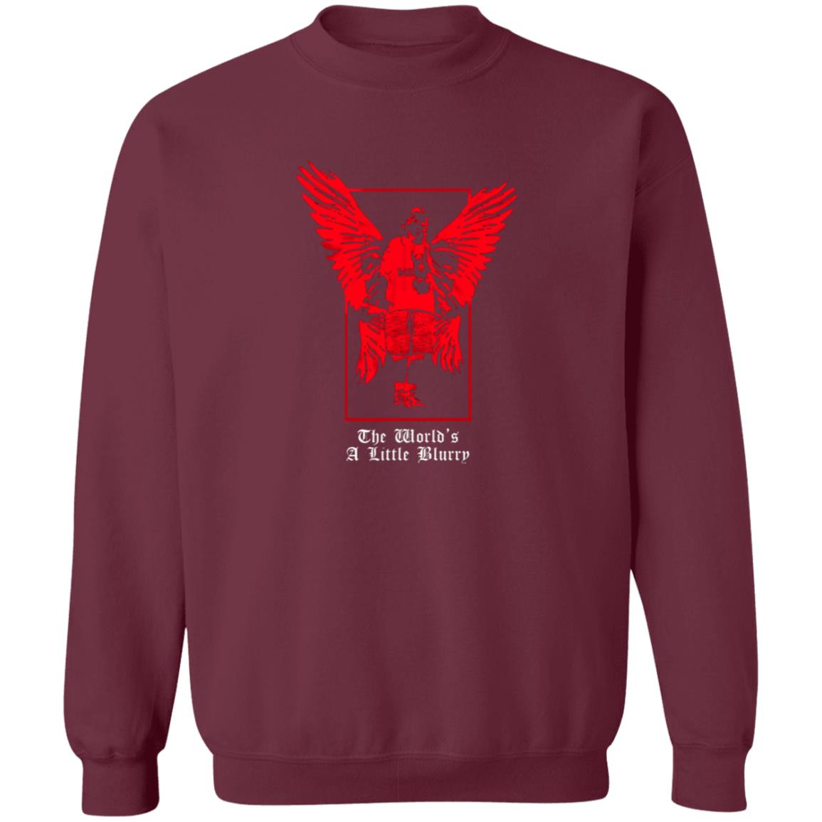 The World’S A Little Blurry Hoodie Billie Eilish Billie's Angel shirt Hooded Sweatshirt - Teechipus