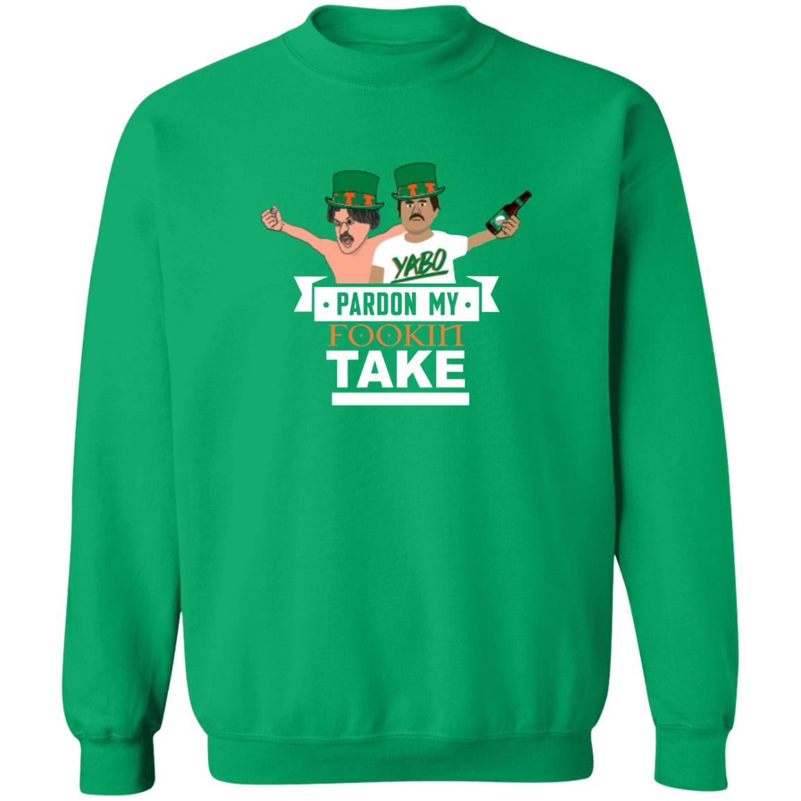 Pardon My Take St Patricks Day Tie Dye Shirt Big Cat St Patricks Day shirt St Patricks Day Shirt Hoodie Sweatshirt - Teechipus