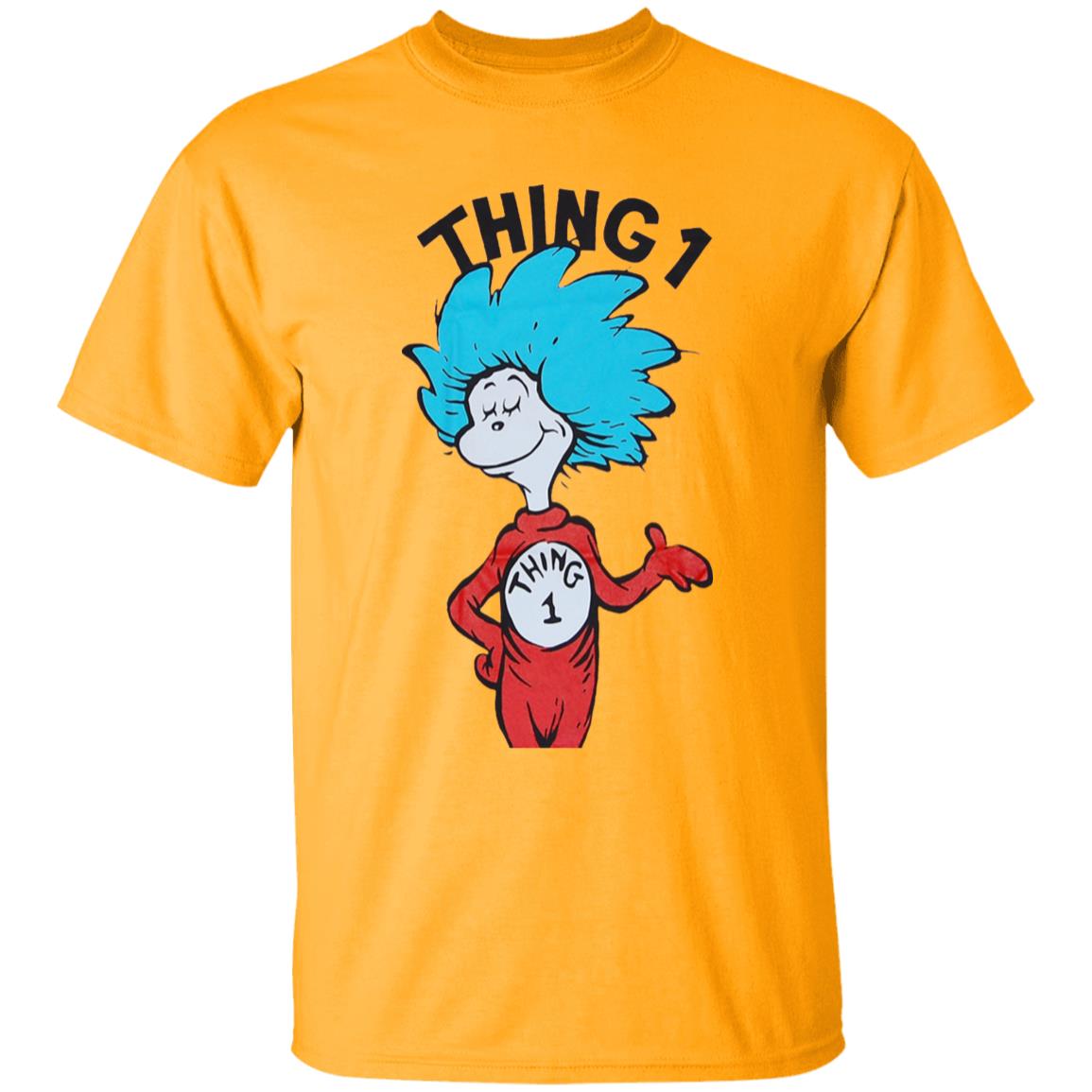 Thing 1 shirt Thing One Shirt Dr Seuss Thing 1 Shirt Hoodie Sweatshirt - Teechipus