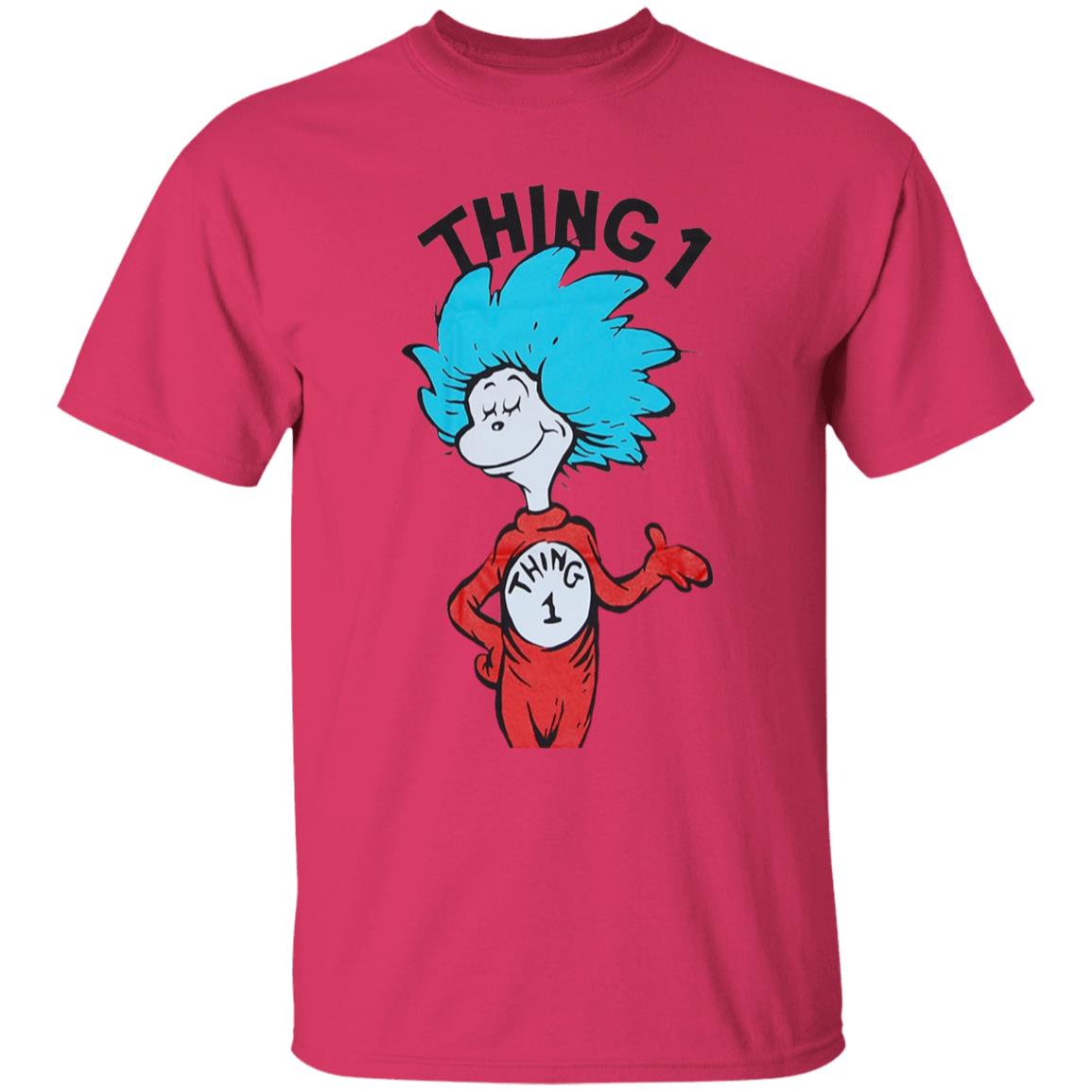 Thing 1 shirt Thing One Shirt Dr Seuss Thing 1 Shirt Hoodie Sweatshirt - Teechipus