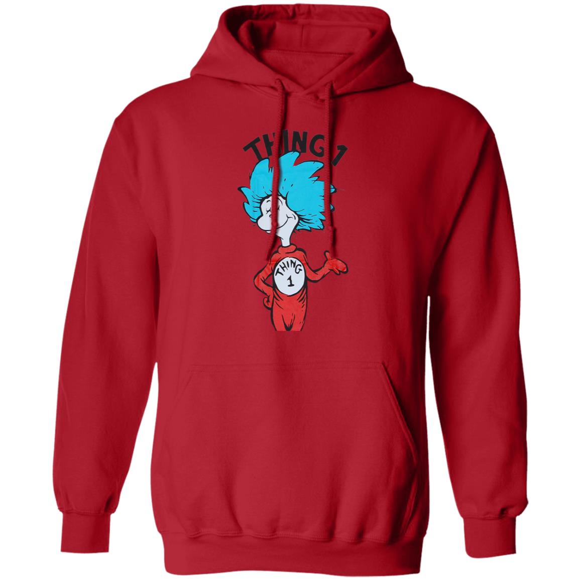 Thing 1 shirt Thing One Shirt Dr Seuss Thing 1 Shirt Hoodie Sweatshirt - Teechipus
