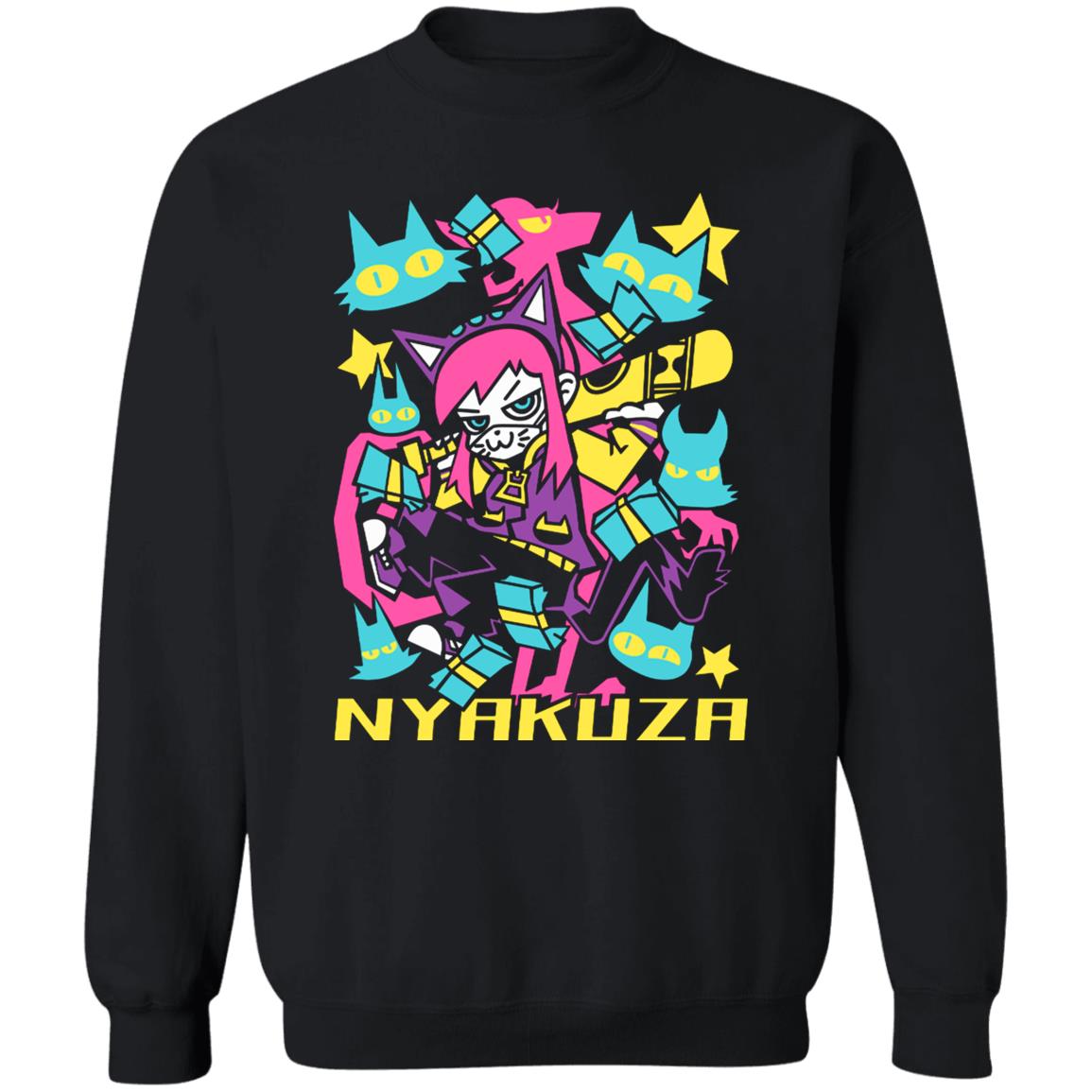 Fangamer Store Nyakuza Metro Shirt Fangamer Merch A Hat In Time Nyakuza Metro Long Sleeve Sweatshirt Crewneck hoodie - Teechipus