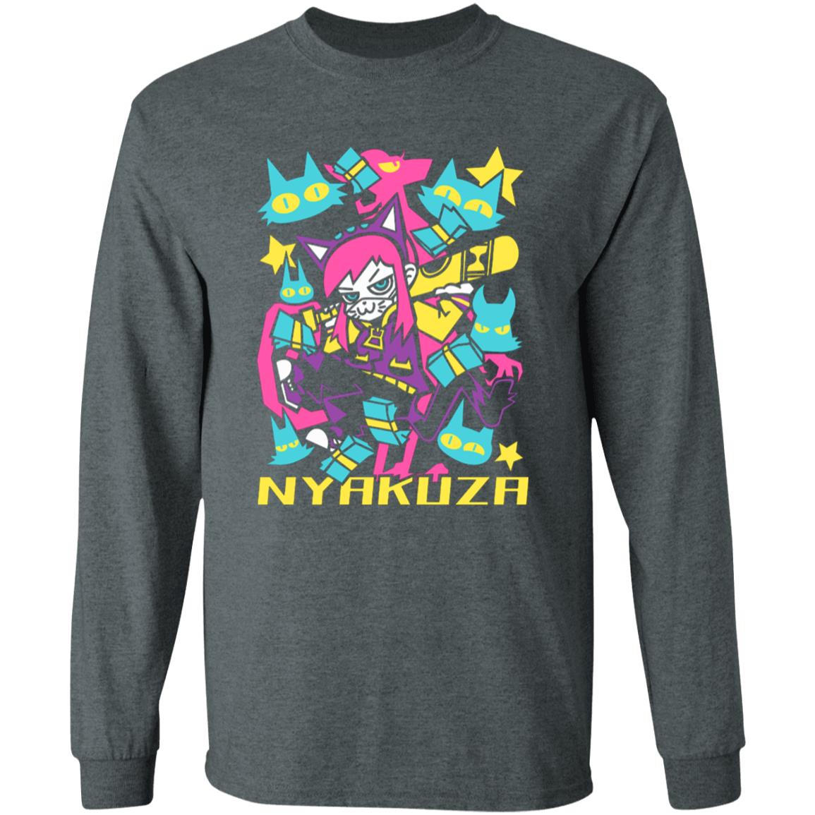 Fangamer Store Nyakuza Metro Shirt Fangamer Merch A Hat In Time Nyakuza Metro Long Sleeve Sweatshirt Crewneck hoodie - Teechipus