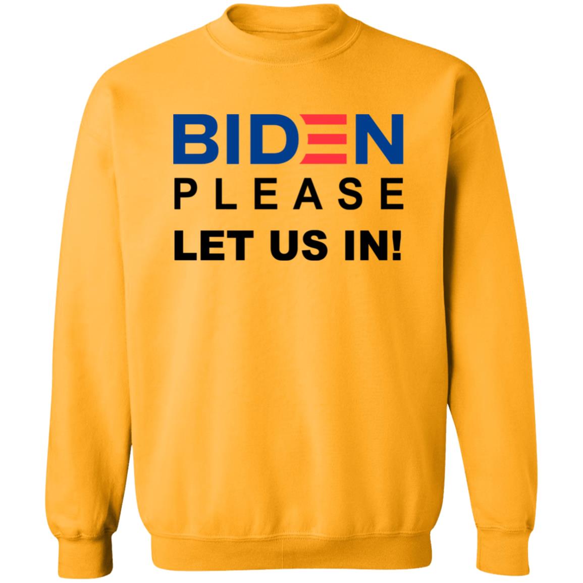 Biden Please Let Us In Shirt Migrants Wear Biden T-Shirts Biden Please Let Us In hoodie sweatshirt - Teechipus