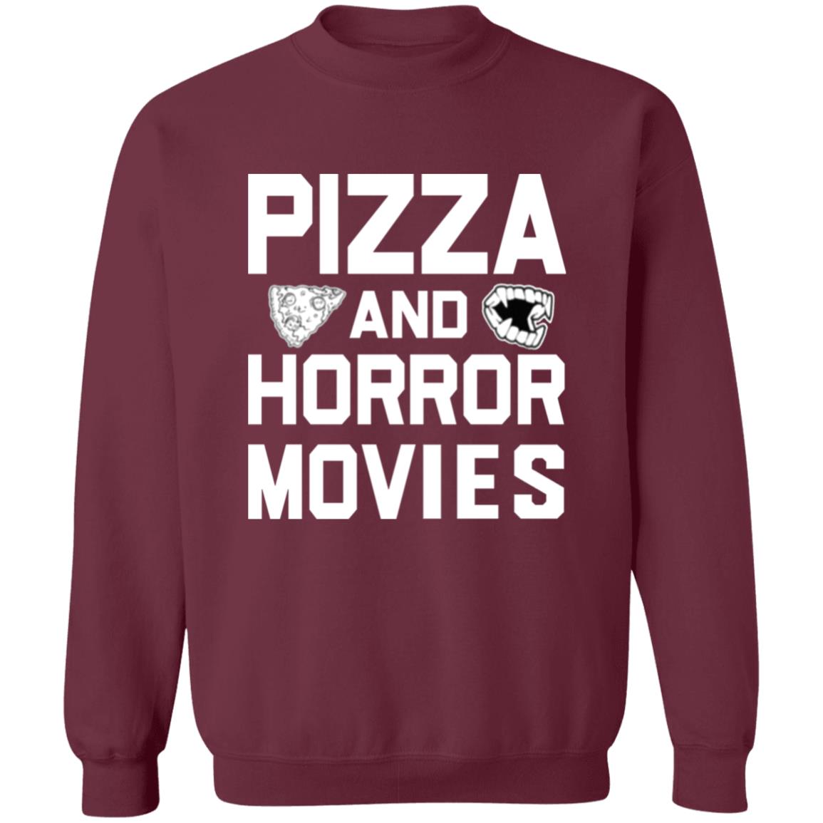 Pizza And Horror Movies Shirt Store Nofspodcast Pizza And Horror Movies Shirt Hoodie Sweatshirt - Teechipus