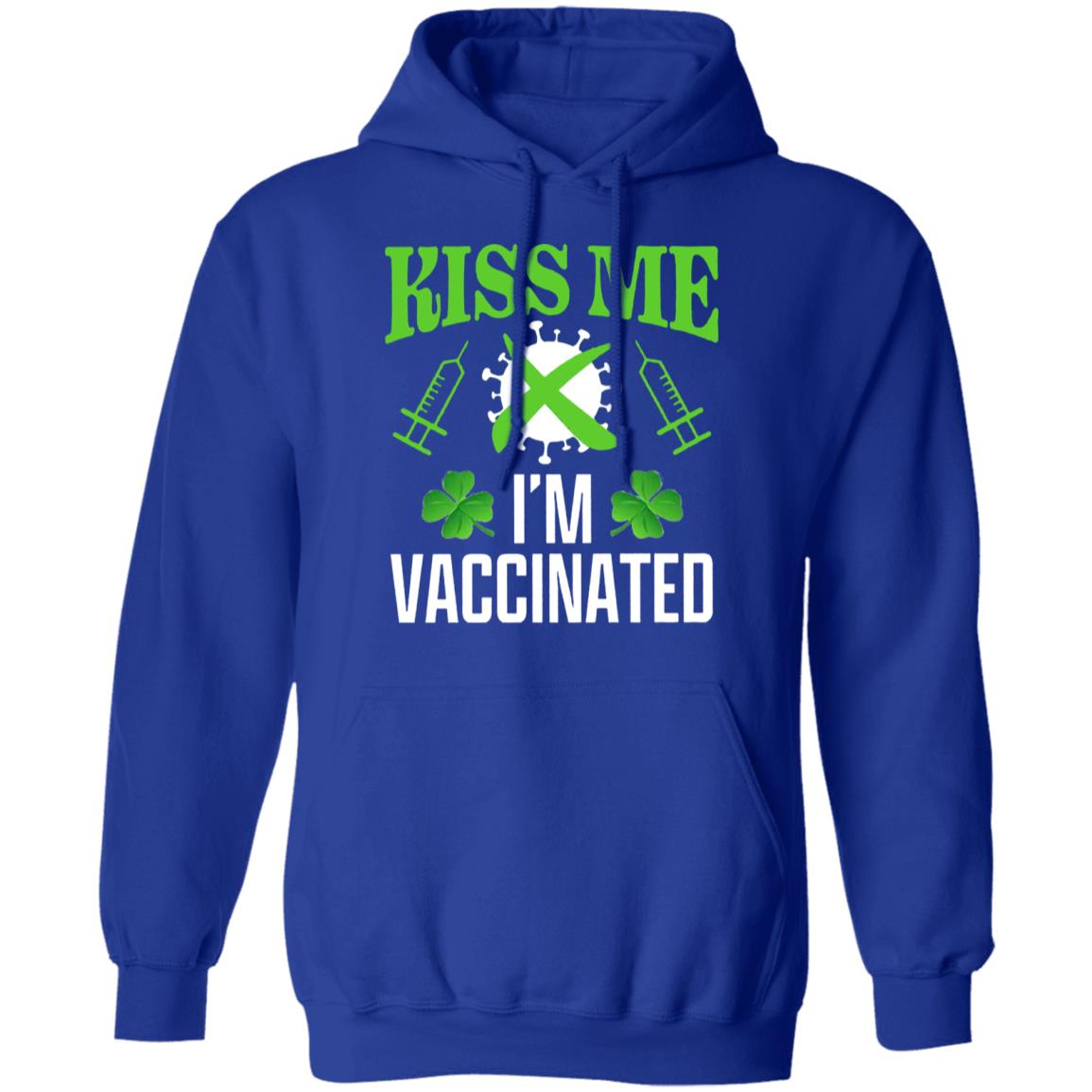 Kiss Me Im Vaccinated Shirt St Patrick Kiss Me Im Vaccinated Shirt Shamrock Kiss Me Im Vaccinated Shirt - Teechipus