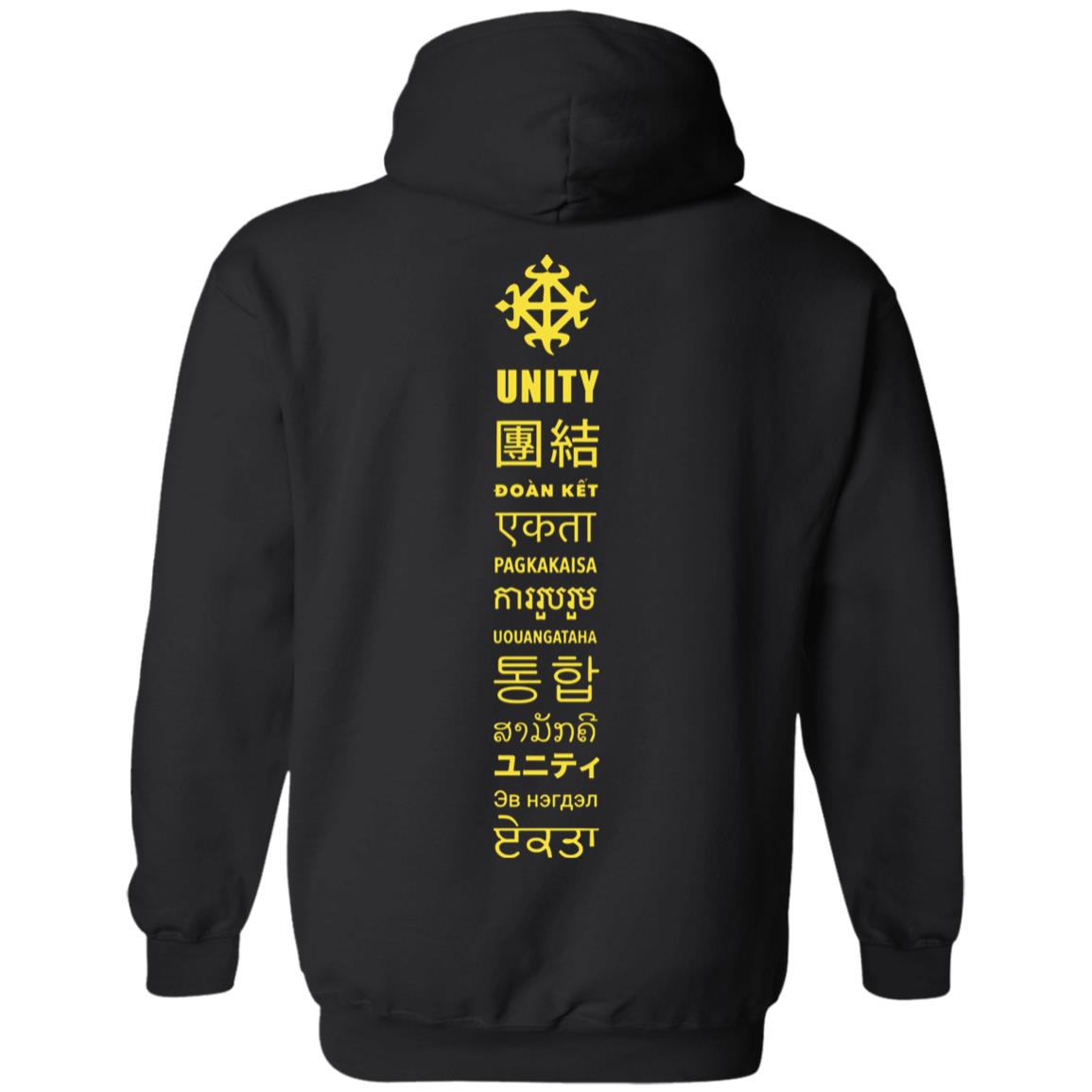 Oakland Asian Black Unity Shirt Asian Black Unity Hoodie Sweatshirt - Teechipus
