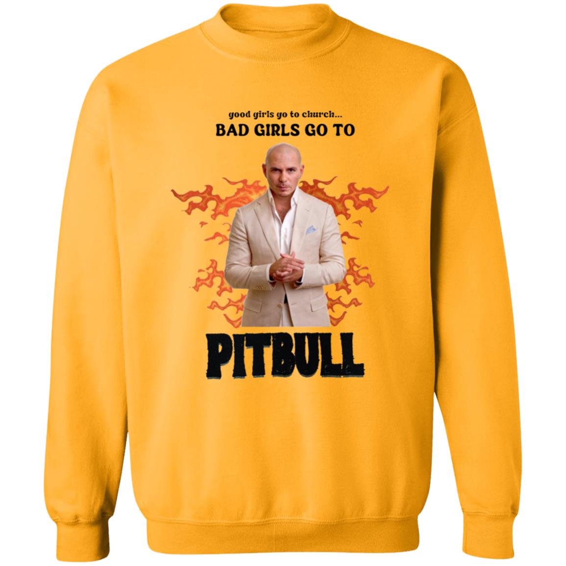 Good Girl Go To Church Bad Girls Go To Pitbull Shirt Buggirl200 Bad Girls Go To Pitbull Rapper Shirt Hoodie Sweatshirt - Teechipus