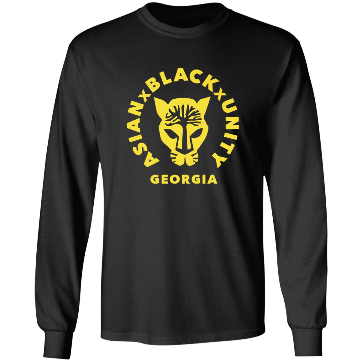 Asian Black Unity Shirt Georgia Asian Black Unity Shirt Hoodie Sweatshirt - Teechipus