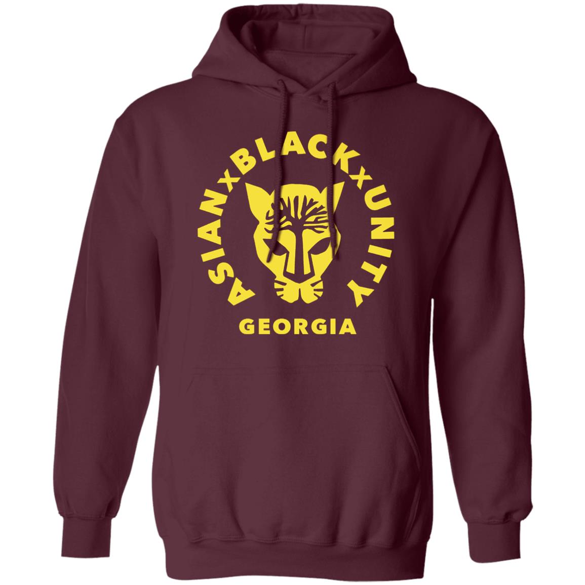 Asian Black Unity Shirt Georgia Asian Black Unity Shirt Hoodie Sweatshirt - Teechipus