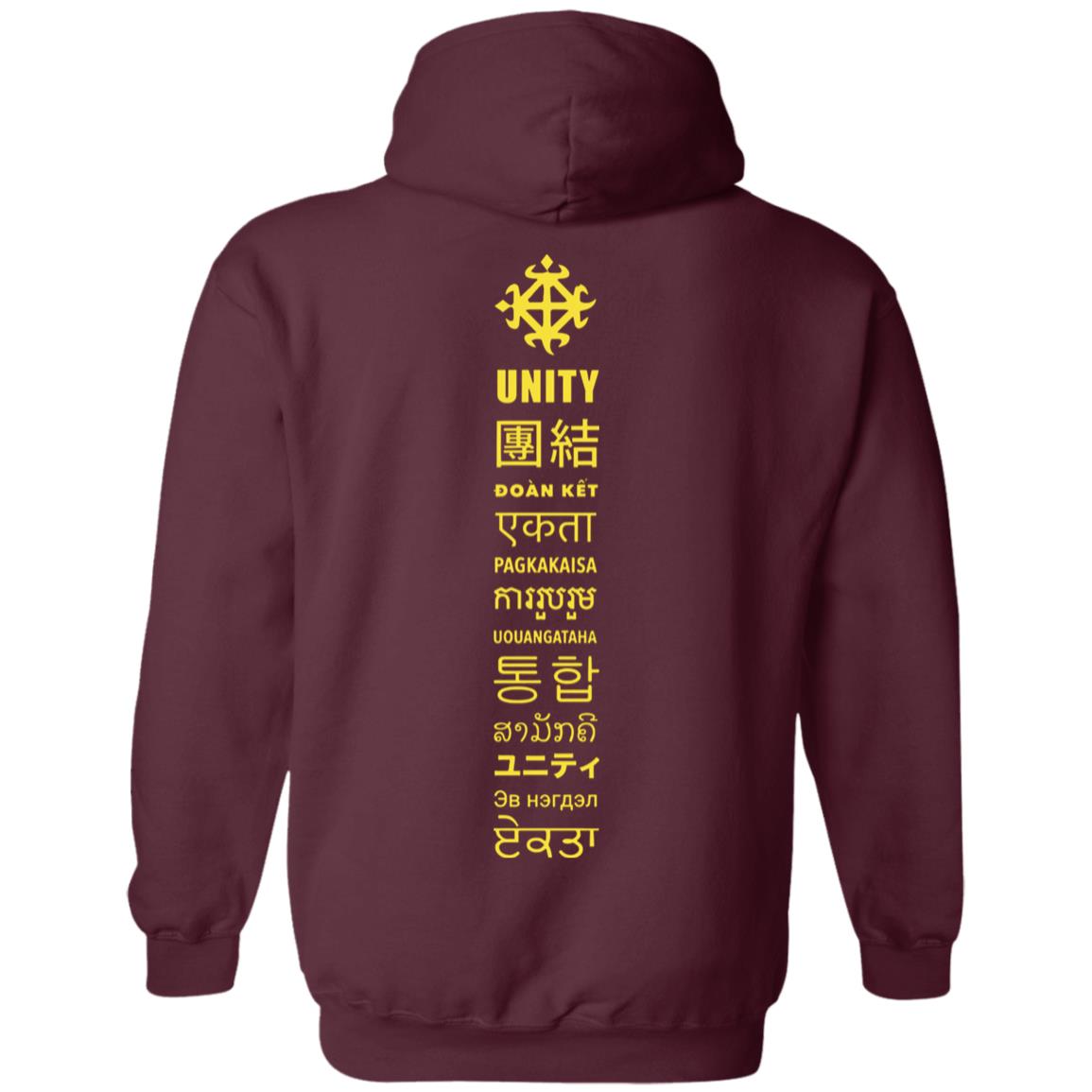 Asian Black Unity Shirt Georgia Asian Black Unity Shirt Hoodie Sweatshirt - Teechipus