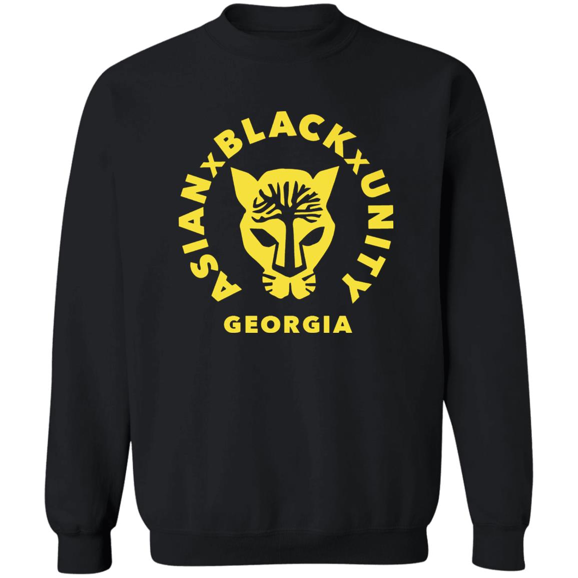 Asian Black Unity Shirt Georgia Asian Black Unity Shirt Hoodie Sweatshirt - Teechipus