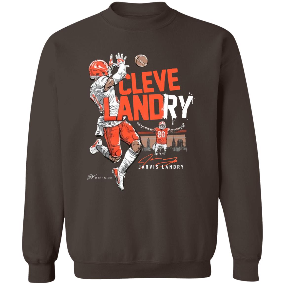 Jarvis Landry Clevelandry T Shirt Gv Art Apparel Jarvis Landry Cleveland T Shirt Hoodie Sweatshirt - Teechipus