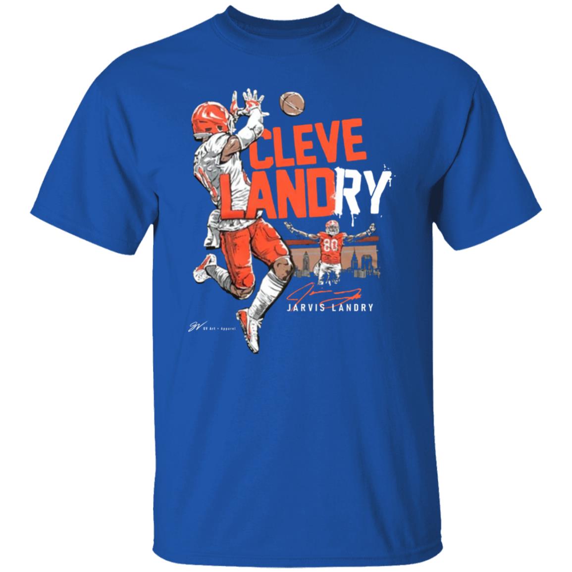 Jarvis Landry Clevelandry T Shirt Gv Art Apparel Jarvis Landry Cleveland T Shirt Hoodie Sweatshirt - Teechipus