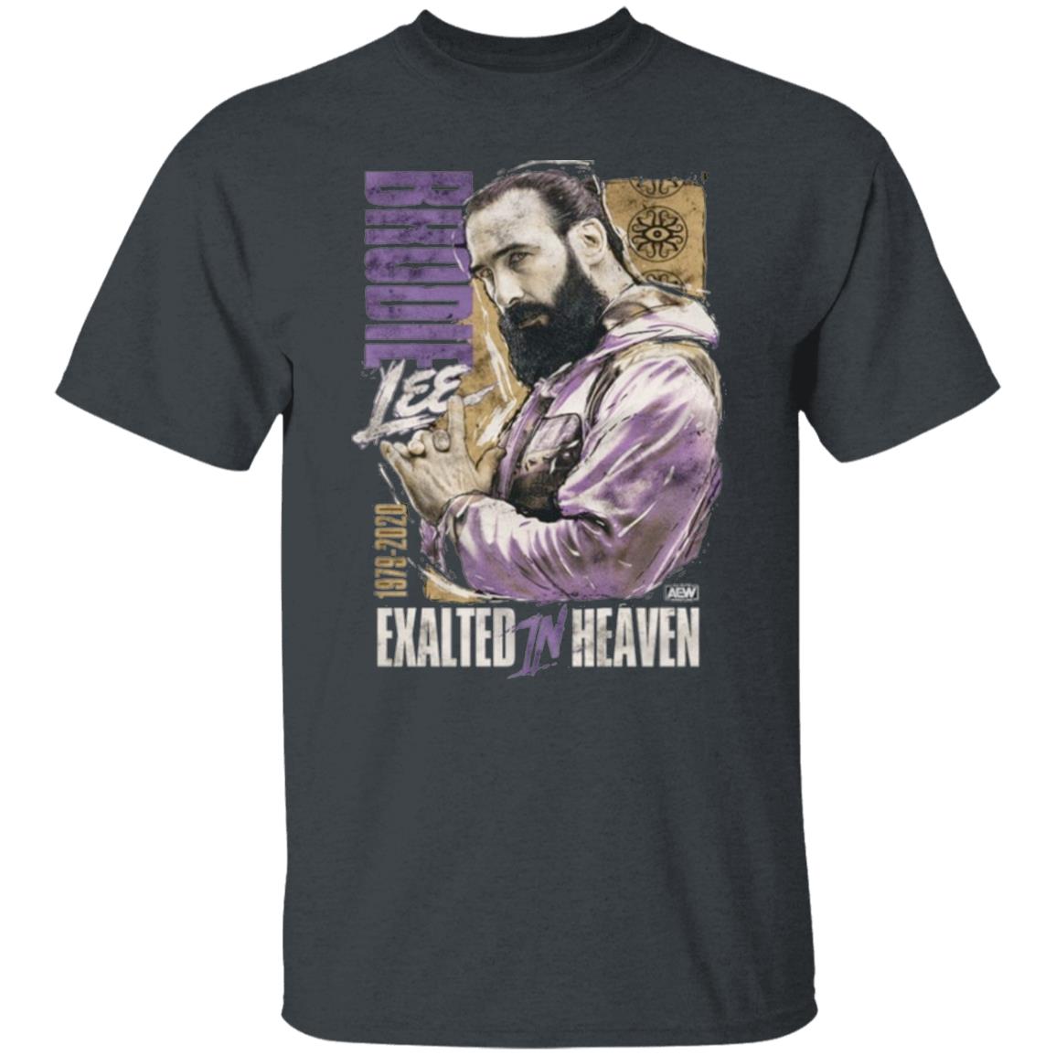 Aew Brodie Lee Exalted In Heaven Shirt K Trevor Wilson Brodie Lee Exalted In Heaven Shirt Hoodie Sweatshirt - Teechipus